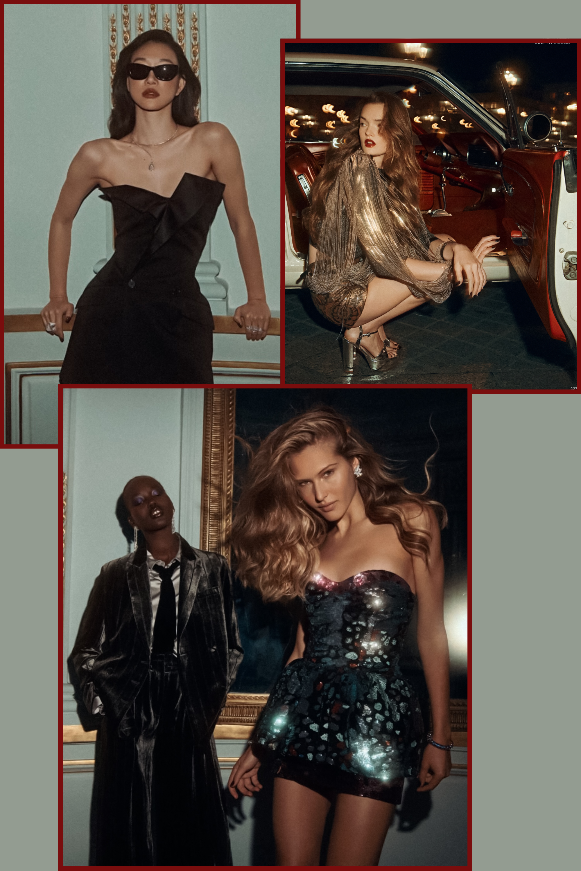 Adut, Angelina, Lulu and Sora Party 'Into the Night' for British Vogue December 2025