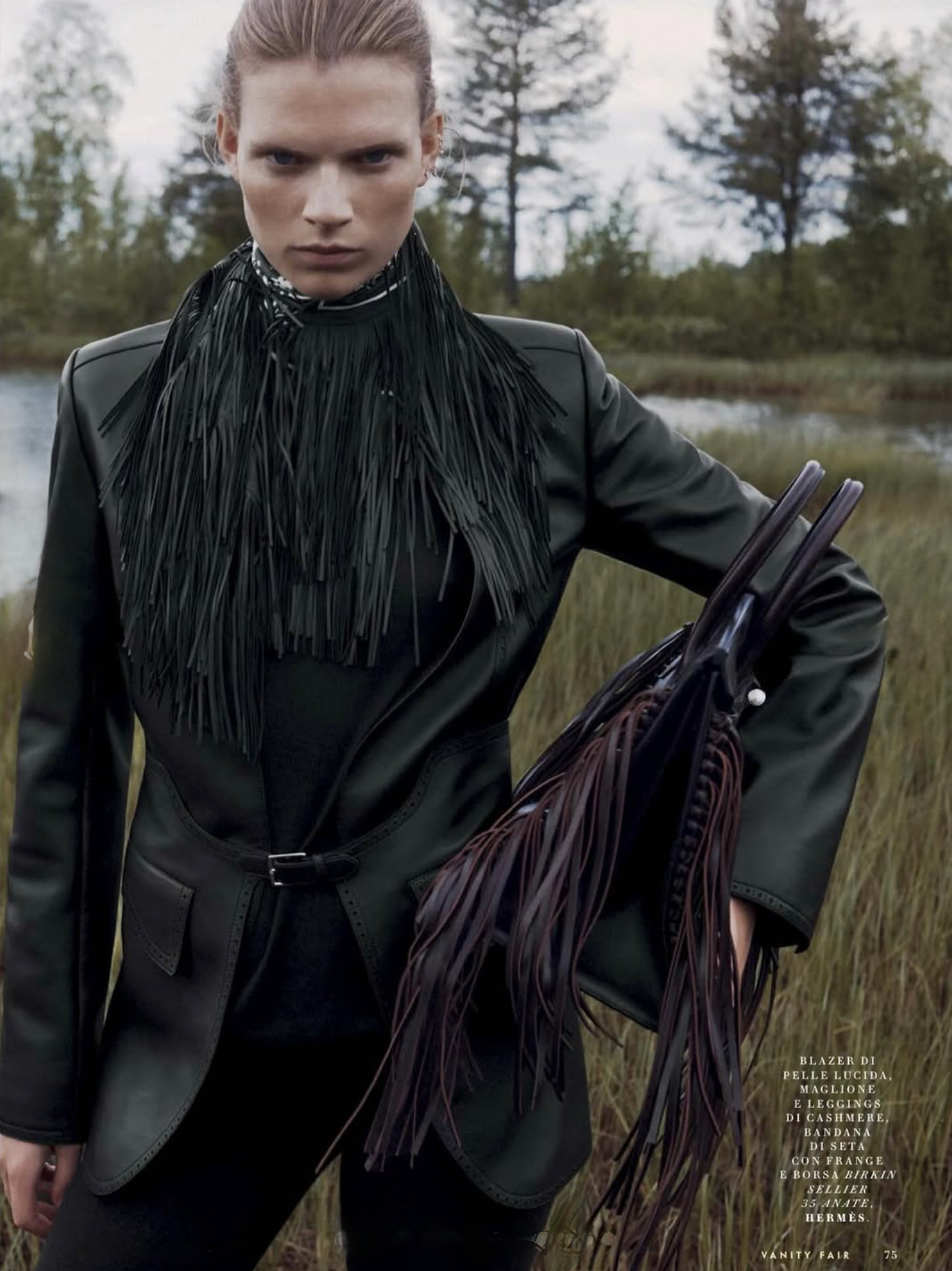 Sara Eirud Treks to Sweden's Arctic Bath Floating Hotel for Vanity Fair Italia November 2025