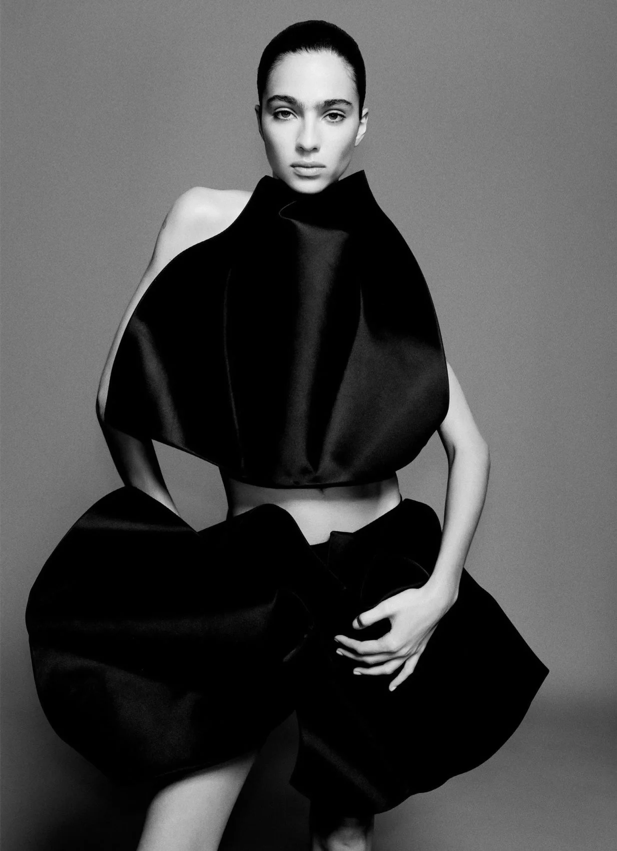 Loli Bahia in Jonathan Anderson Dior SS-2026 Collection for Dazed Winter 2025