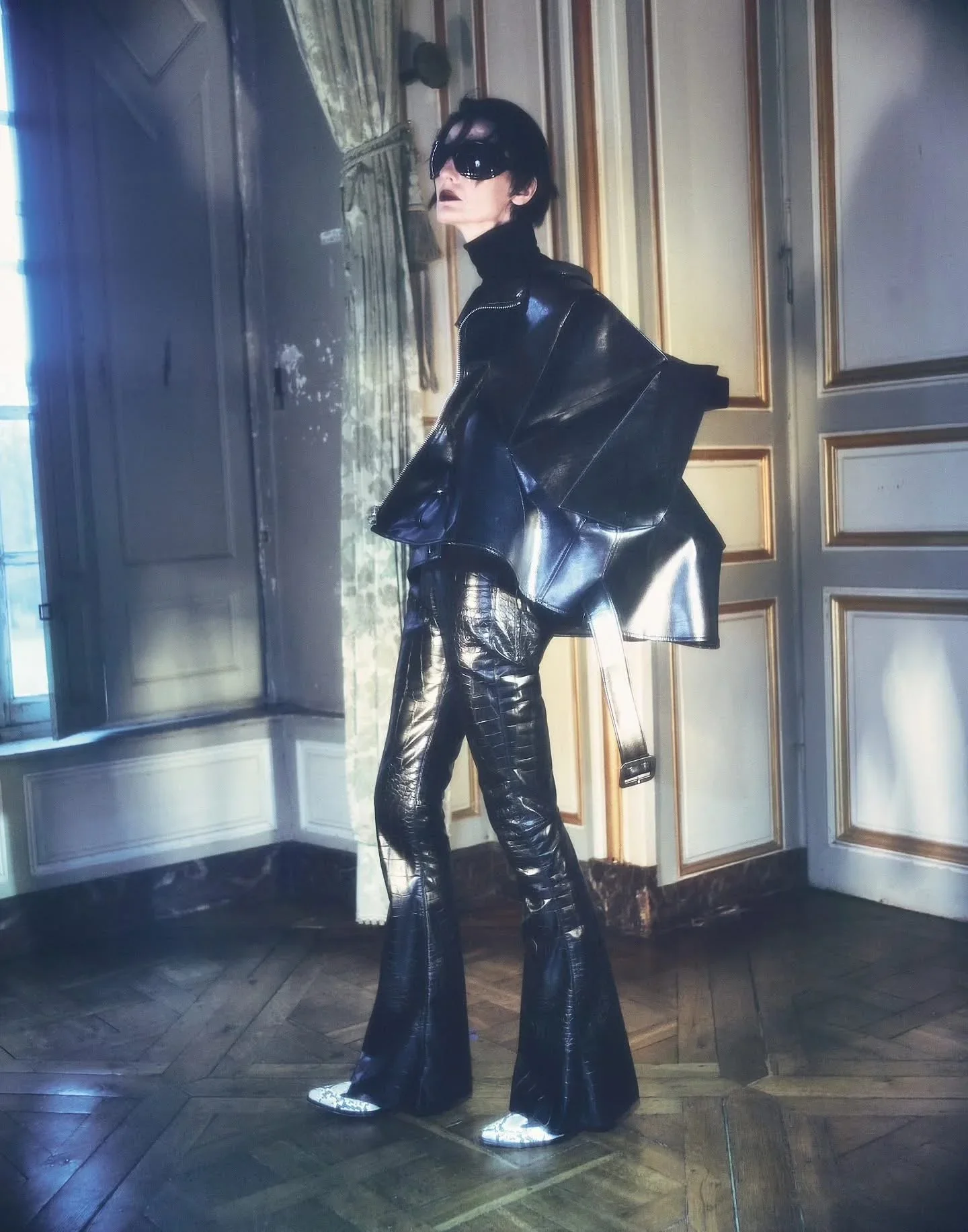 Erin O'Connor in Sensual Night Mood for Vogue Adria December 2025