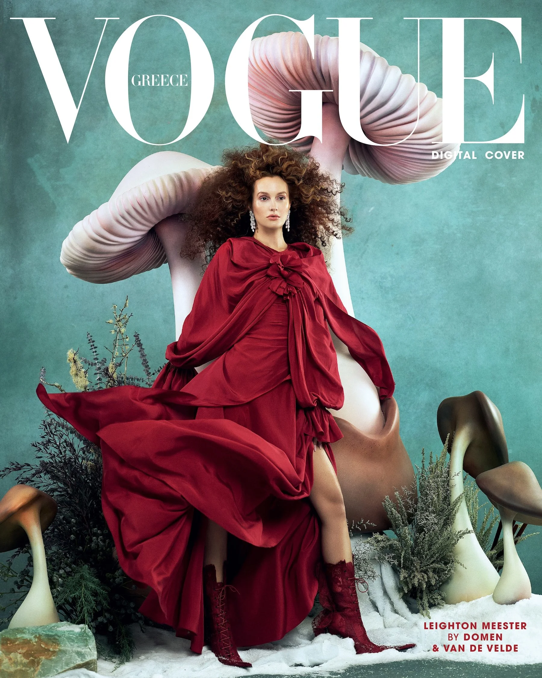 Leighton Meester in 'Wonderland' by Domen &amp; Van de Velde for Vogue Greece