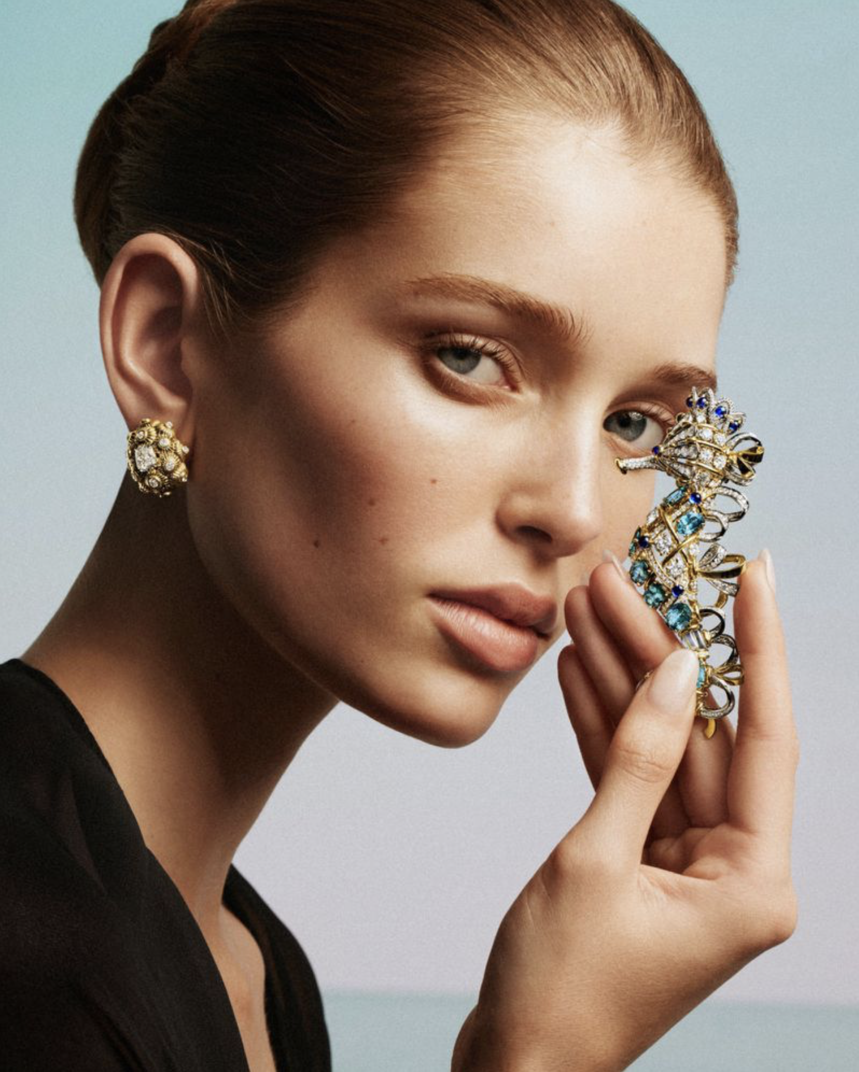 Tiffany Blue Book 2025 High Jewelry Campaign with Stella Hanan by Carlijn Jacobs