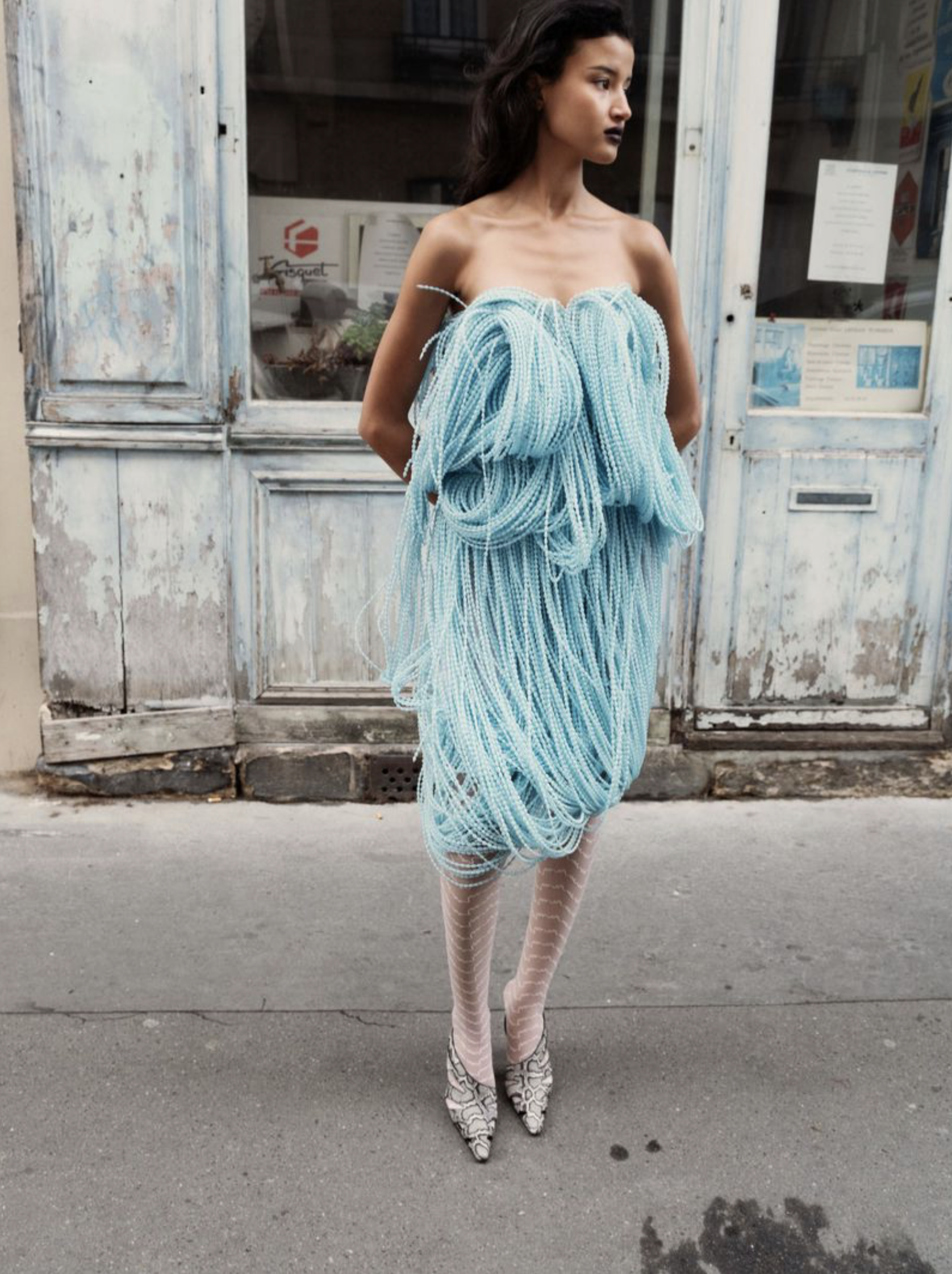 Khadija Lahmine by Alexandra Alvarez Garcia for Dazed MENA Winter 2025-26