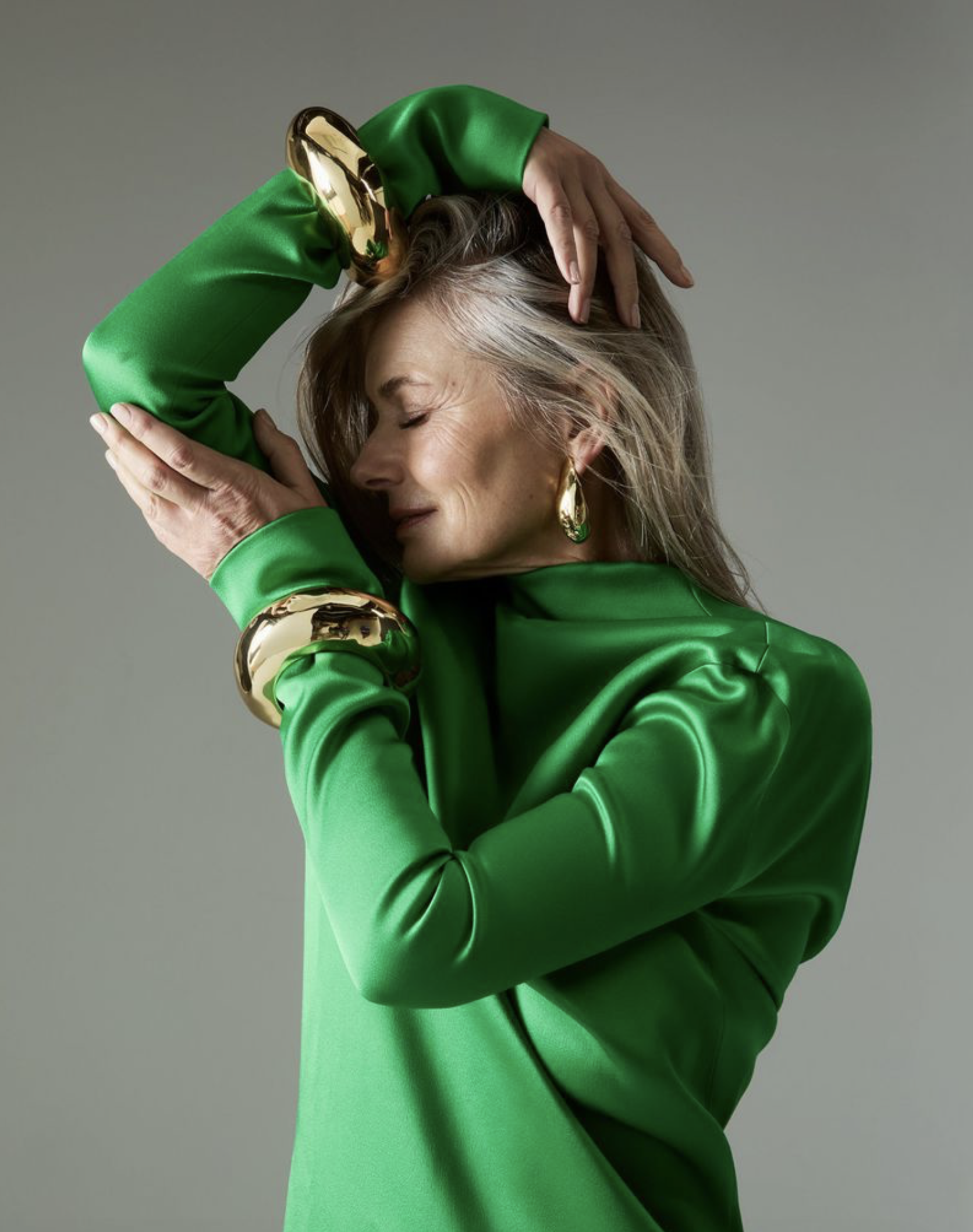 Paulina Porizkova in Numéro Netherlands December 2025 Lensed by William Ferchichi