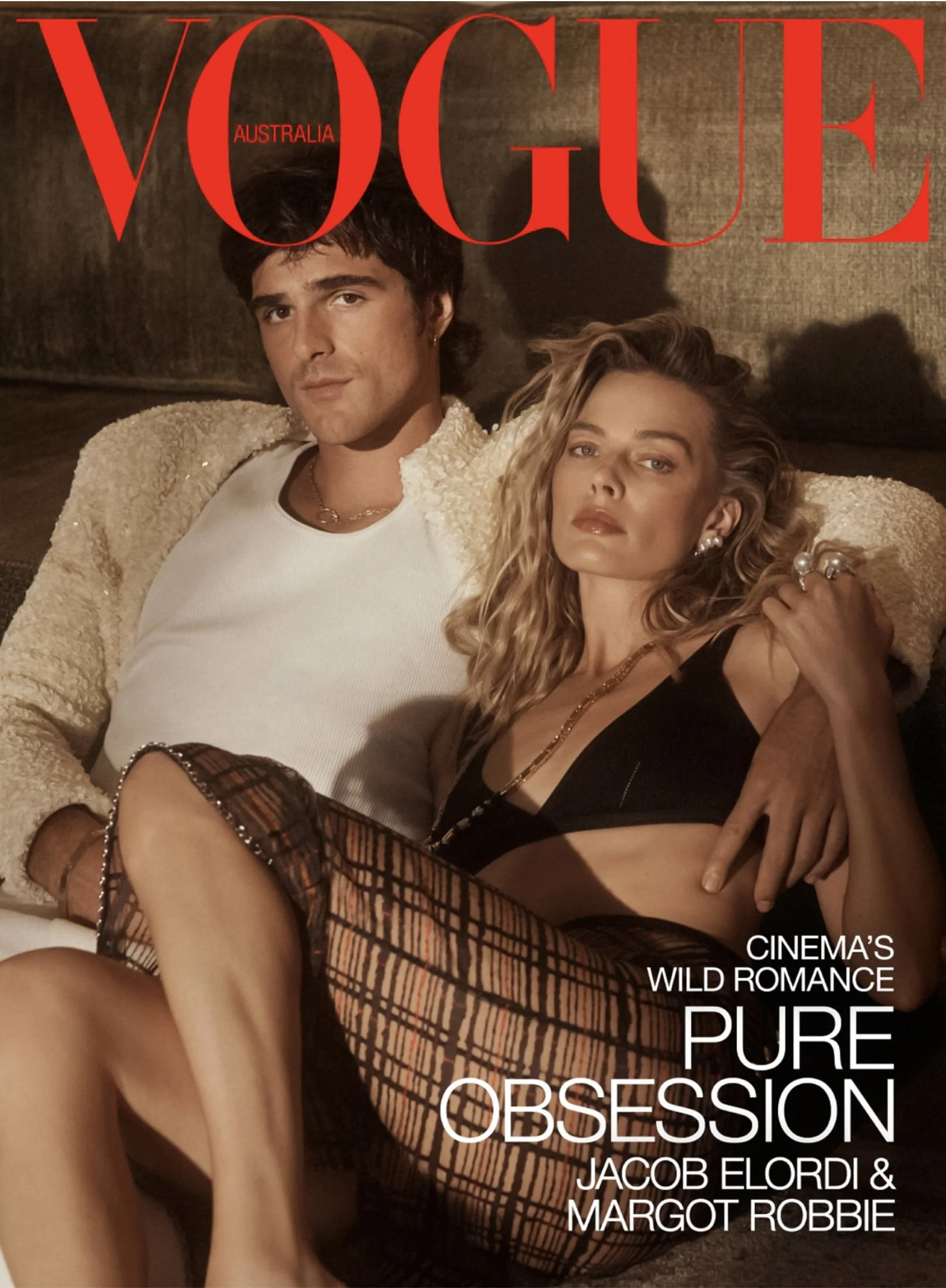 Margot Robbie and Jacob Elordi 'Wuthering Heights' Countdown in Vogue Australia