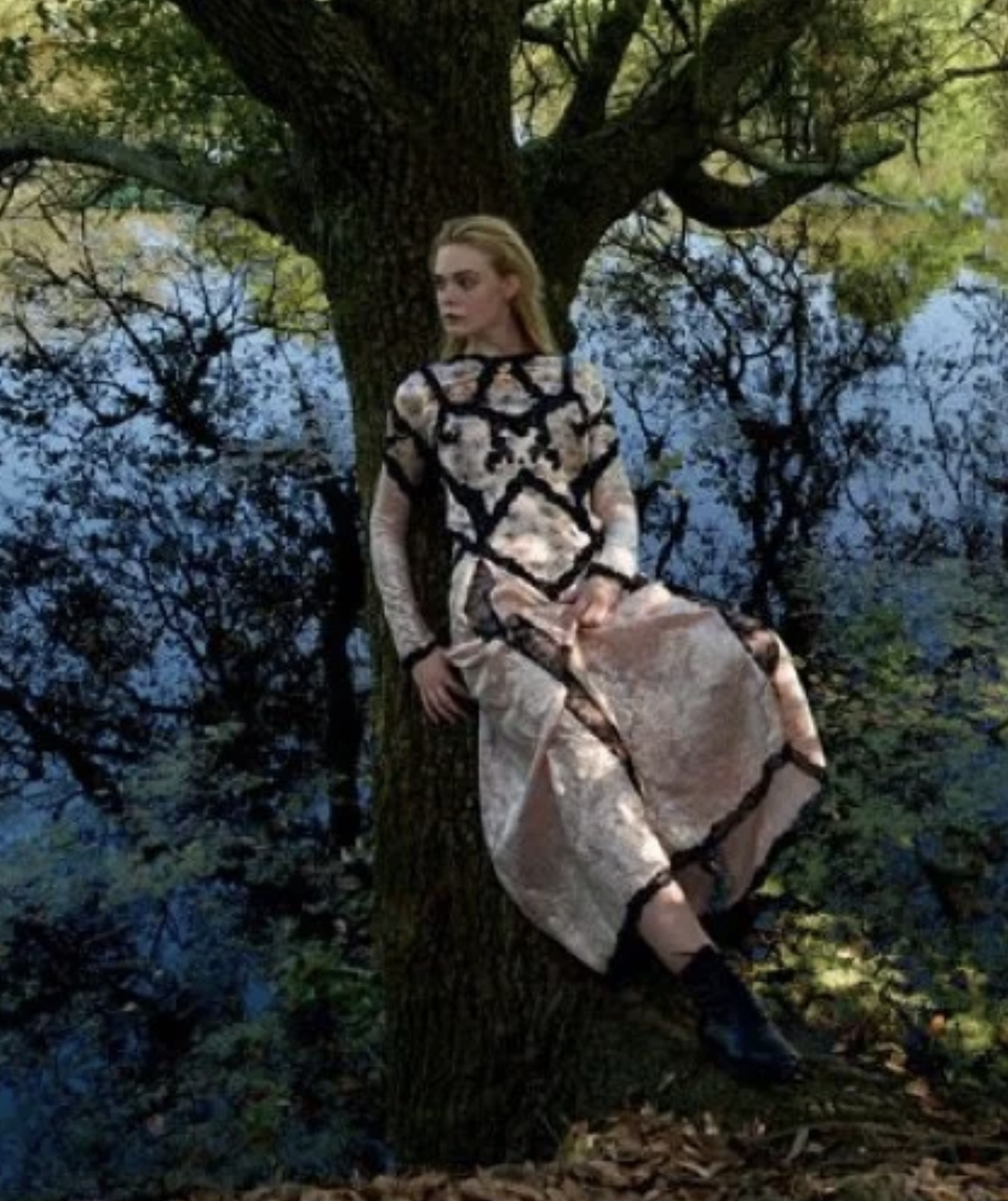 Elle Fanning Covers Vogue US June 2017, Lensed By Annie Leibovitz