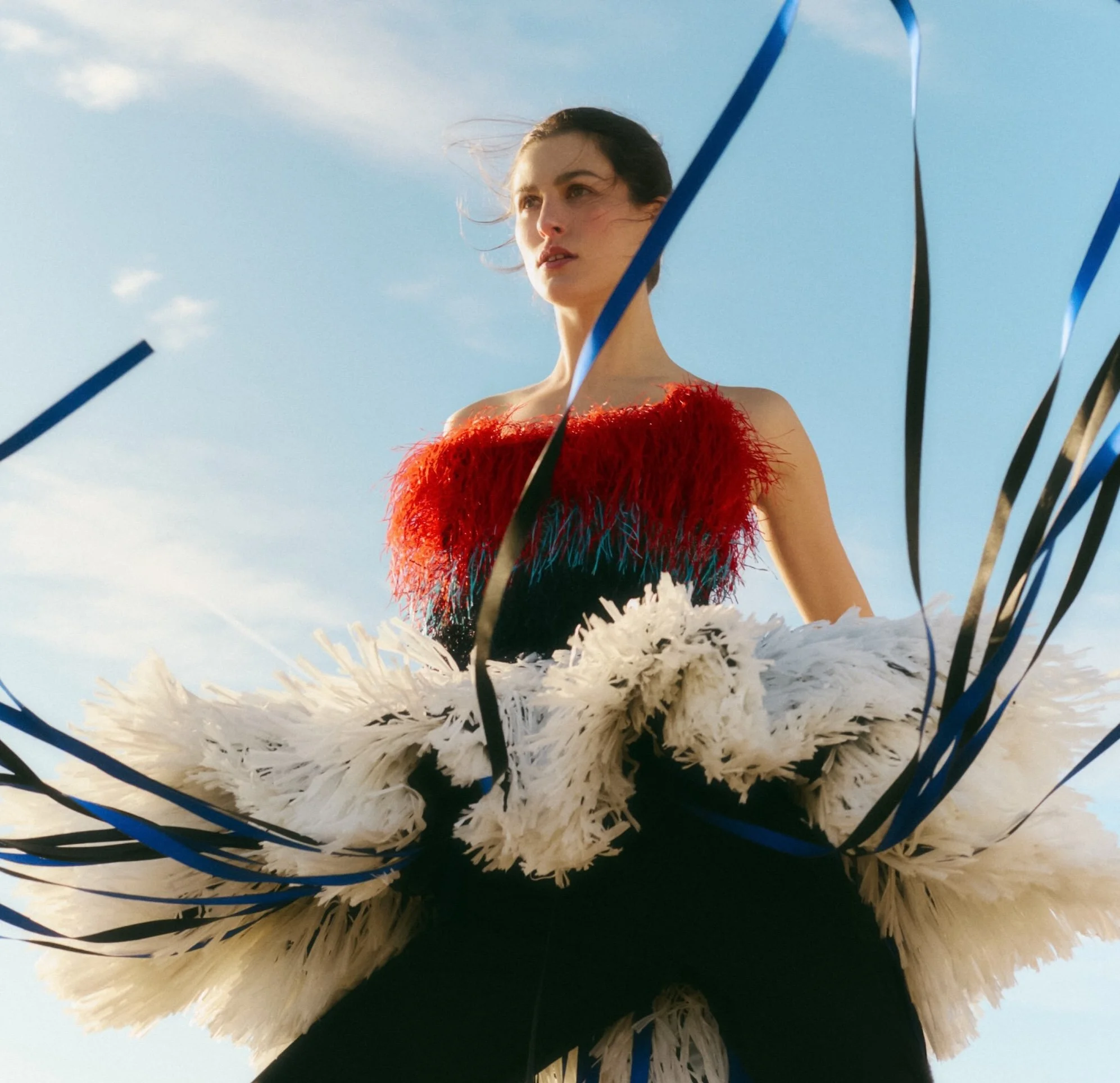 Athena Wilson in 'Flights of Fancy' by Agata Pospieszynska for Bazaar UK March 2026
