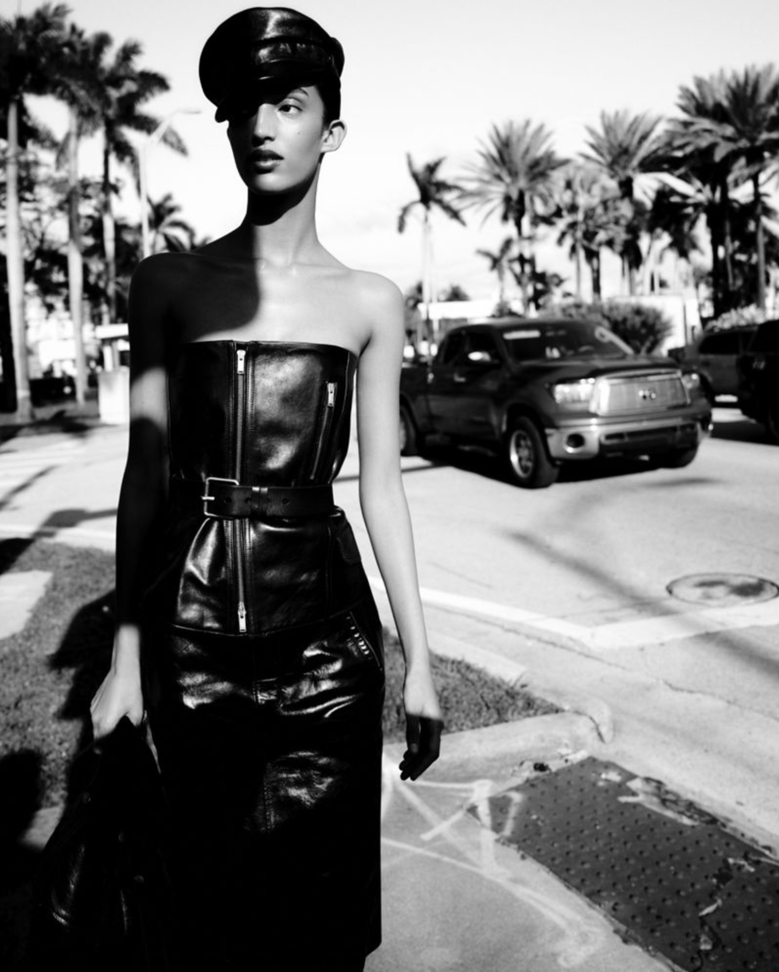 Mona Tougaard by Robin Galiegue in 'Miami Rapture' for D Repubblica Fashion Issue