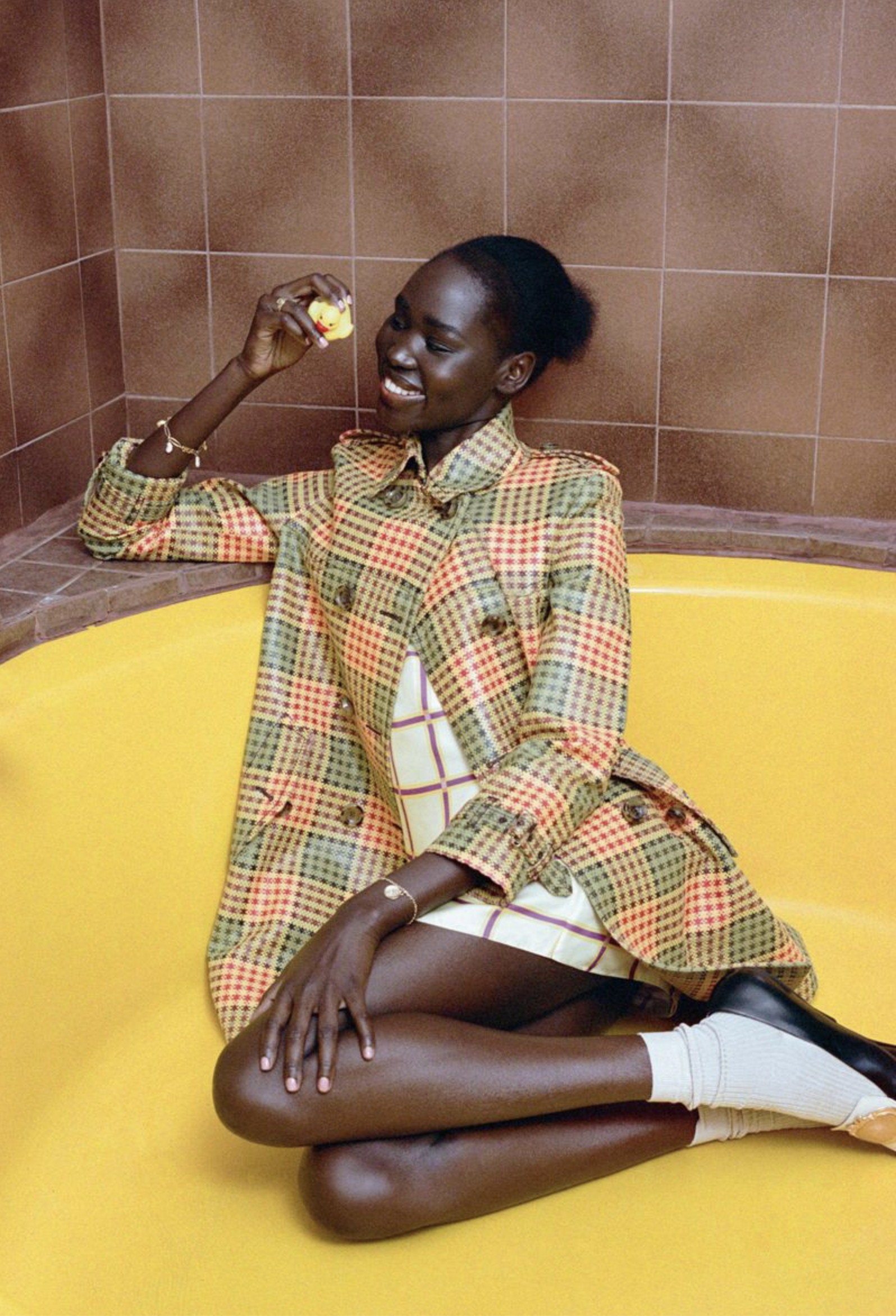 Adit Priscilla in 'Microdosing' a 60s fashion story in HTSI Magazine February 2026