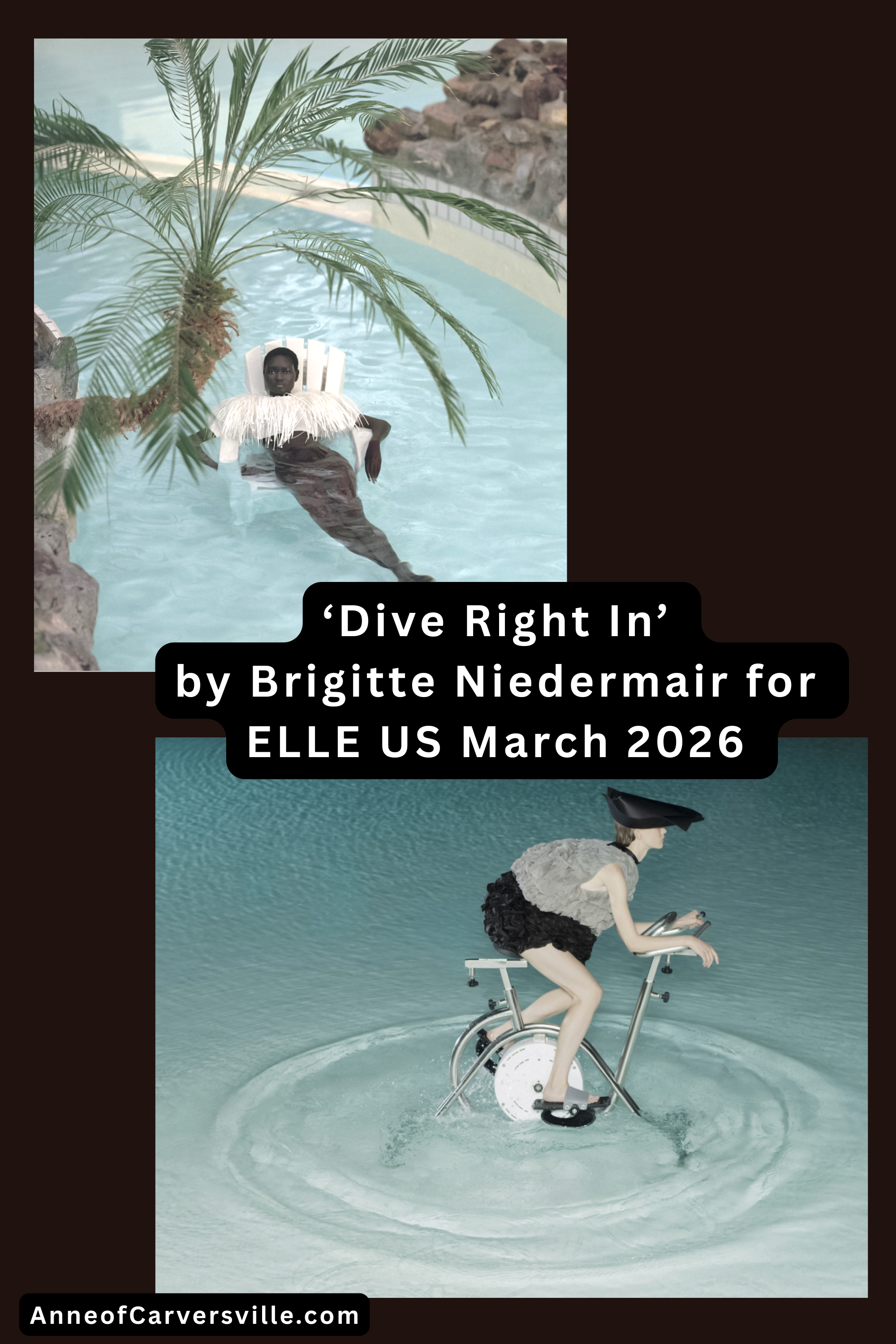 'Dive Right In' by Brigitte Niedermair in Paris for ELLE US March 2026