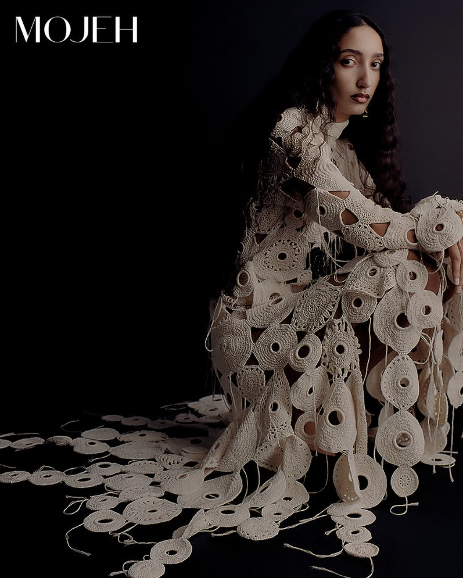 Ibtissam Adlimi in 'Solid Ground' by Annie-Noble for Mojeh Magazine February 2026