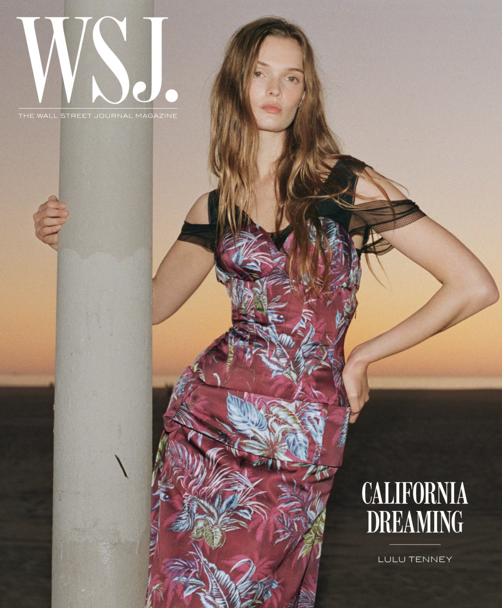 Lulu Tenney Wears SoCal Styles in WSJ Spring 2026 Fashion Issue by Jack Day