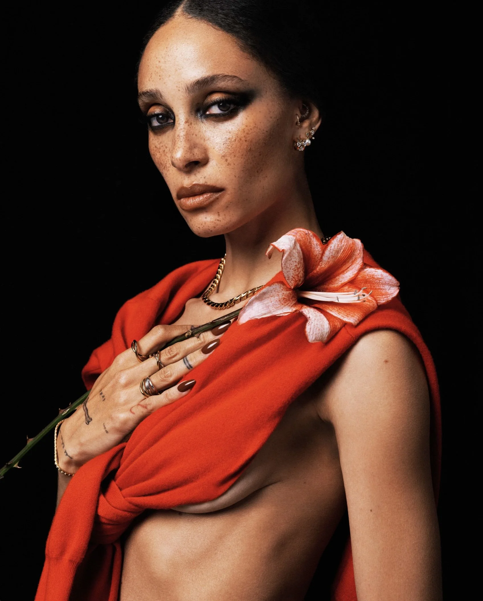 Adwoa Aboah Sensual Blockbuster by Zhong Lin for Re-Edition Magazine 25