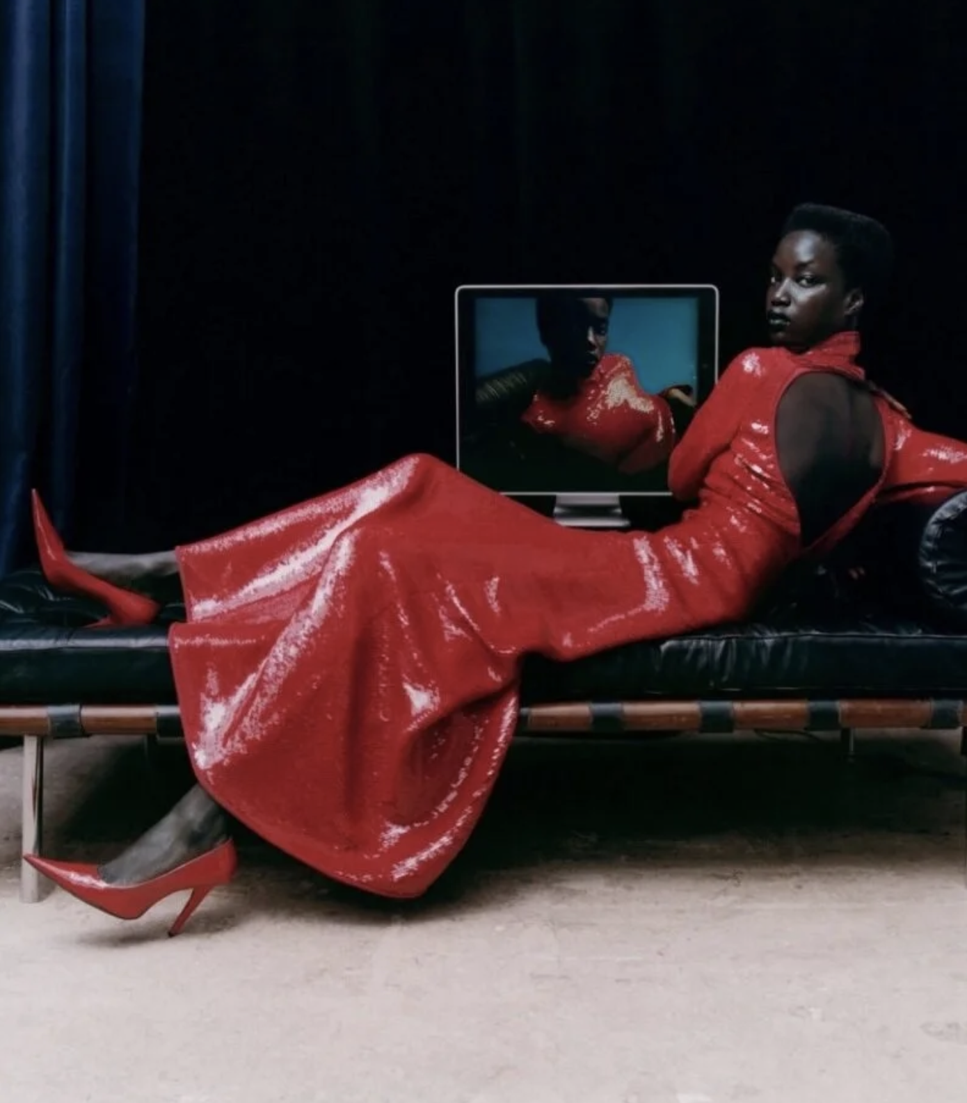 Anok Yai in 'The New Power Dressing' by Harley Weir for T: The New York Times Style