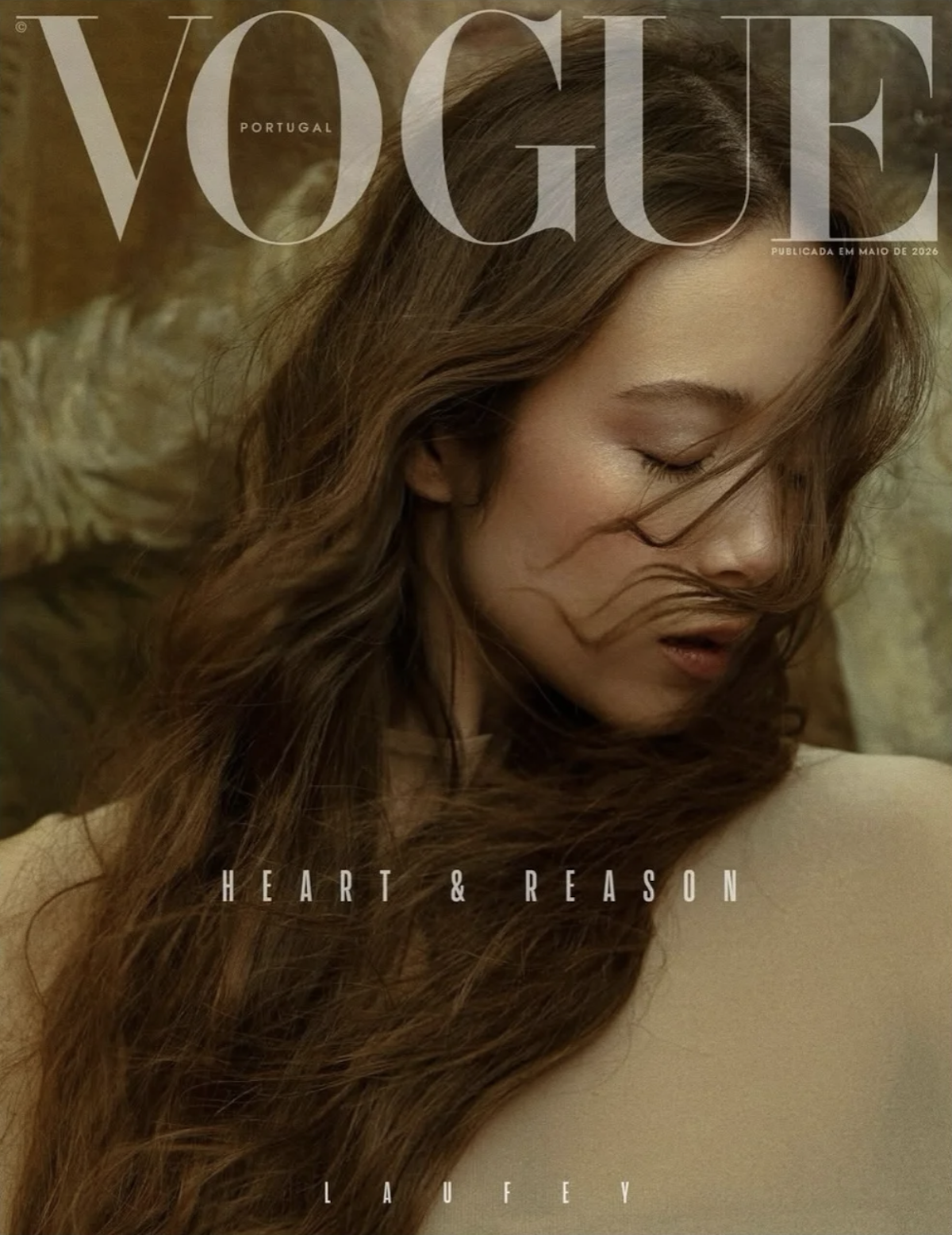 Laufey Covers Vogue Portugal's May 2026 'Heart &amp; Reason' Story by Elio Nogueira