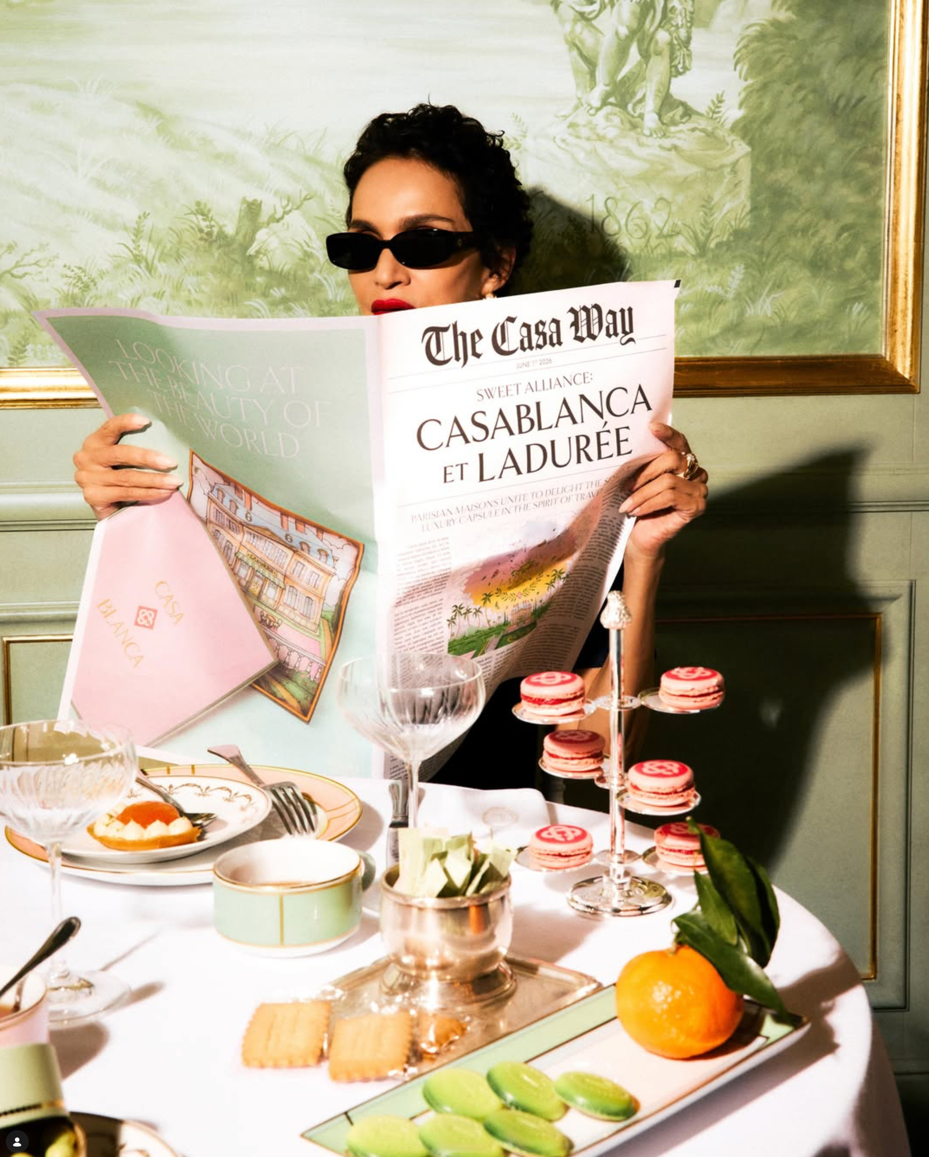 Casablanca et Ladureé for Macaron Lovers Going Full-Frontal Renegade