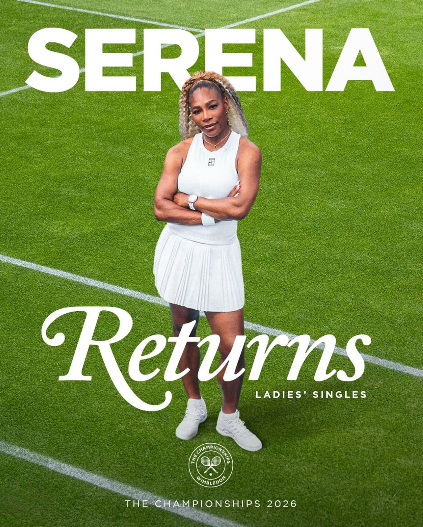 Game On! Serena Williams Returns to Winbledon in Singles and Doubles