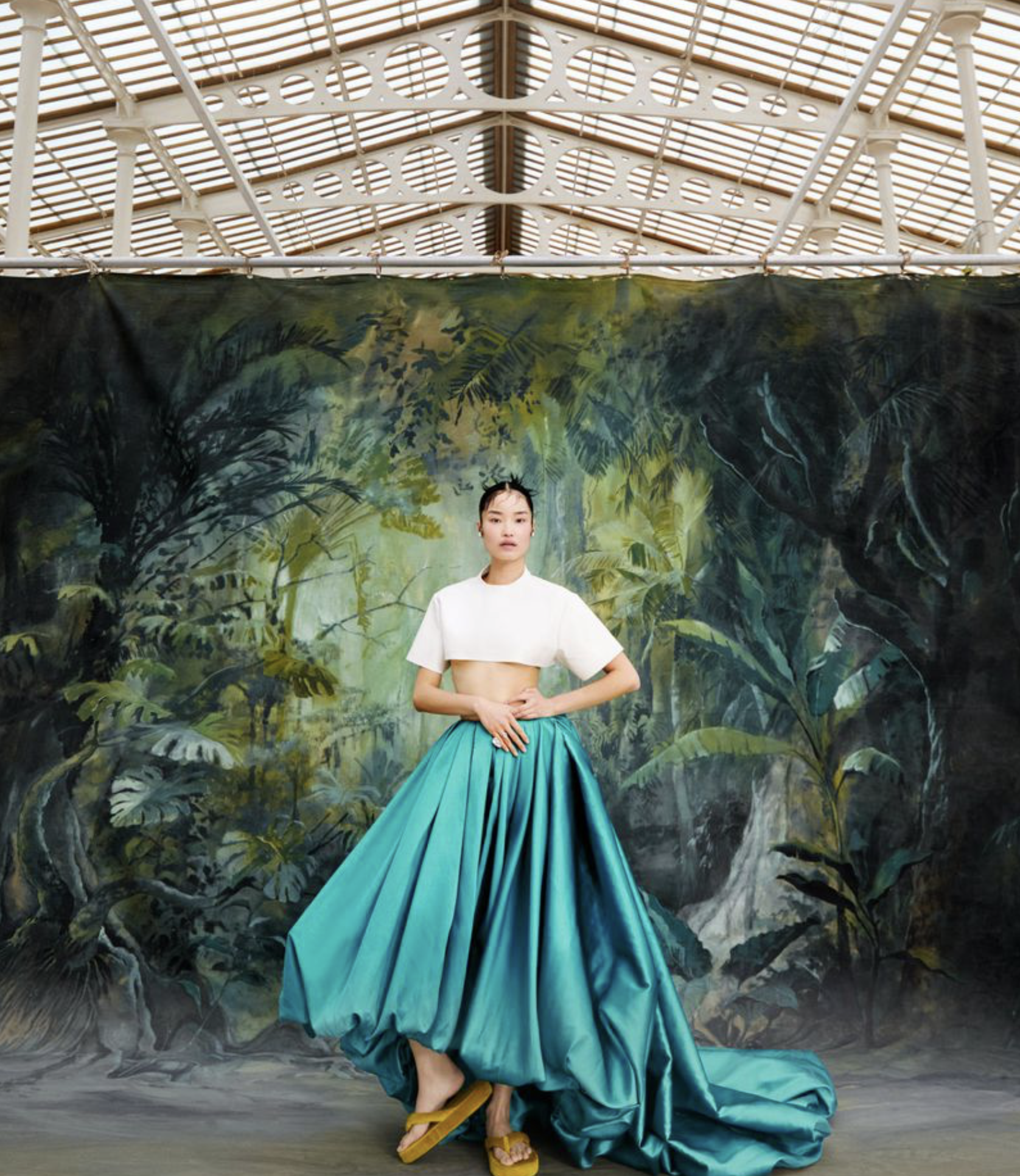 Diana Li in 'Hothouse Flower' by Erik Madigan Heck in Harper's Bazaar UK