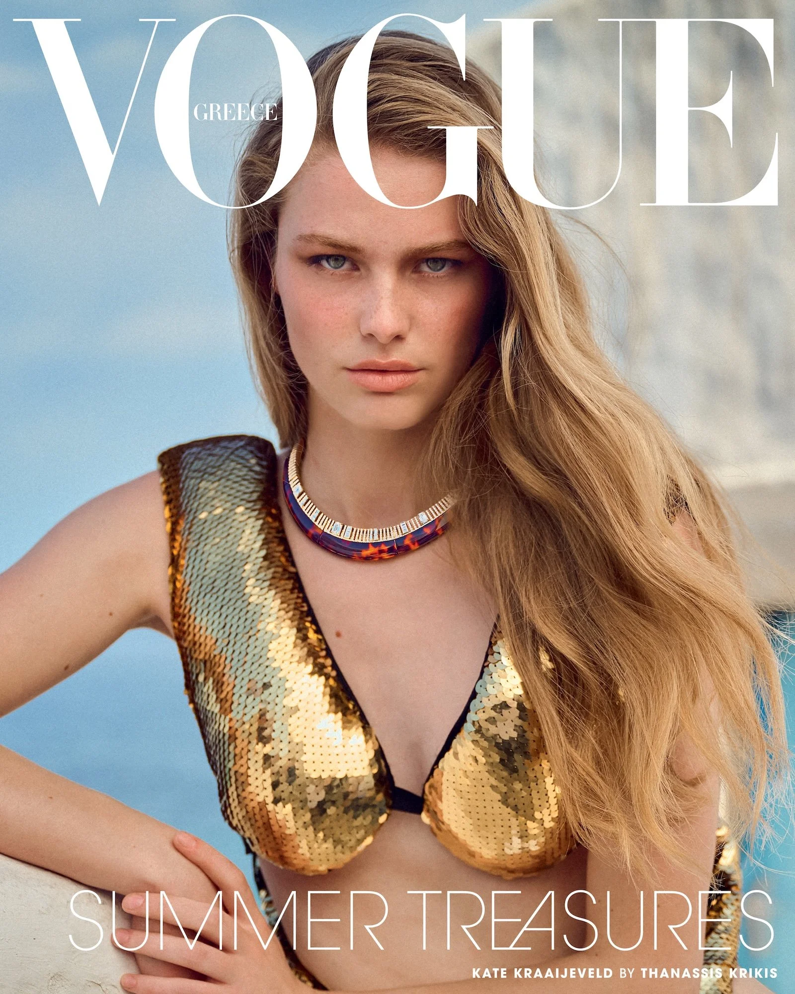 Thanassis Krikis Captures Kate Kraaijeveld in Vogue Greece July 2026 Cover Story