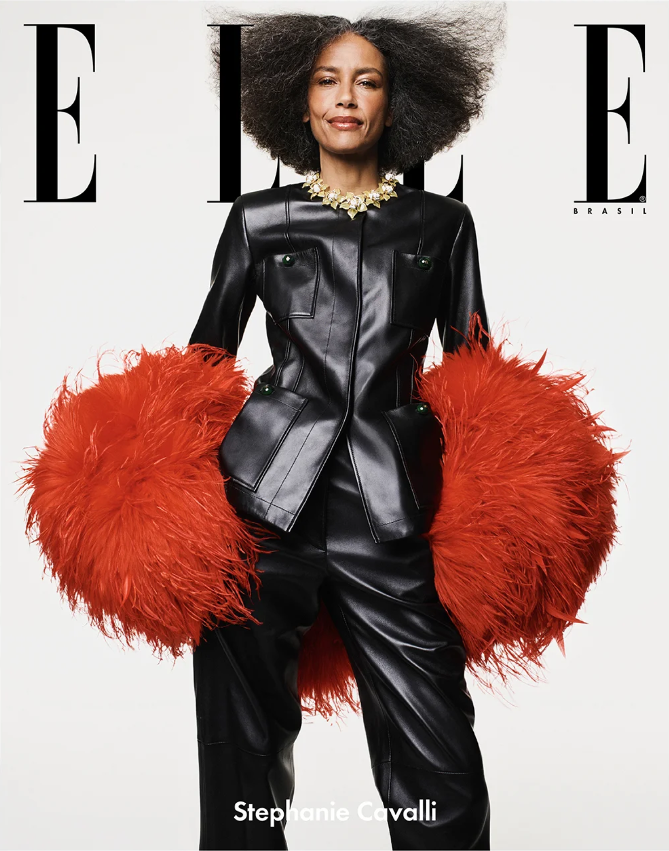 Mega-Watt Beauty Stephanie Cavalli Wears Chanel for Global Elle July 2026