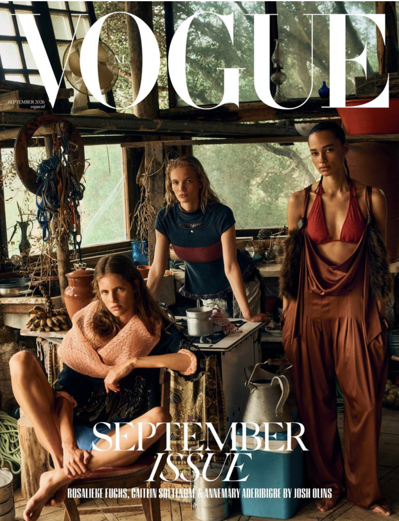 Josh Olins Shoots Vogue Netherlands September 2026 Covers with 3 Dutchies in Portugal