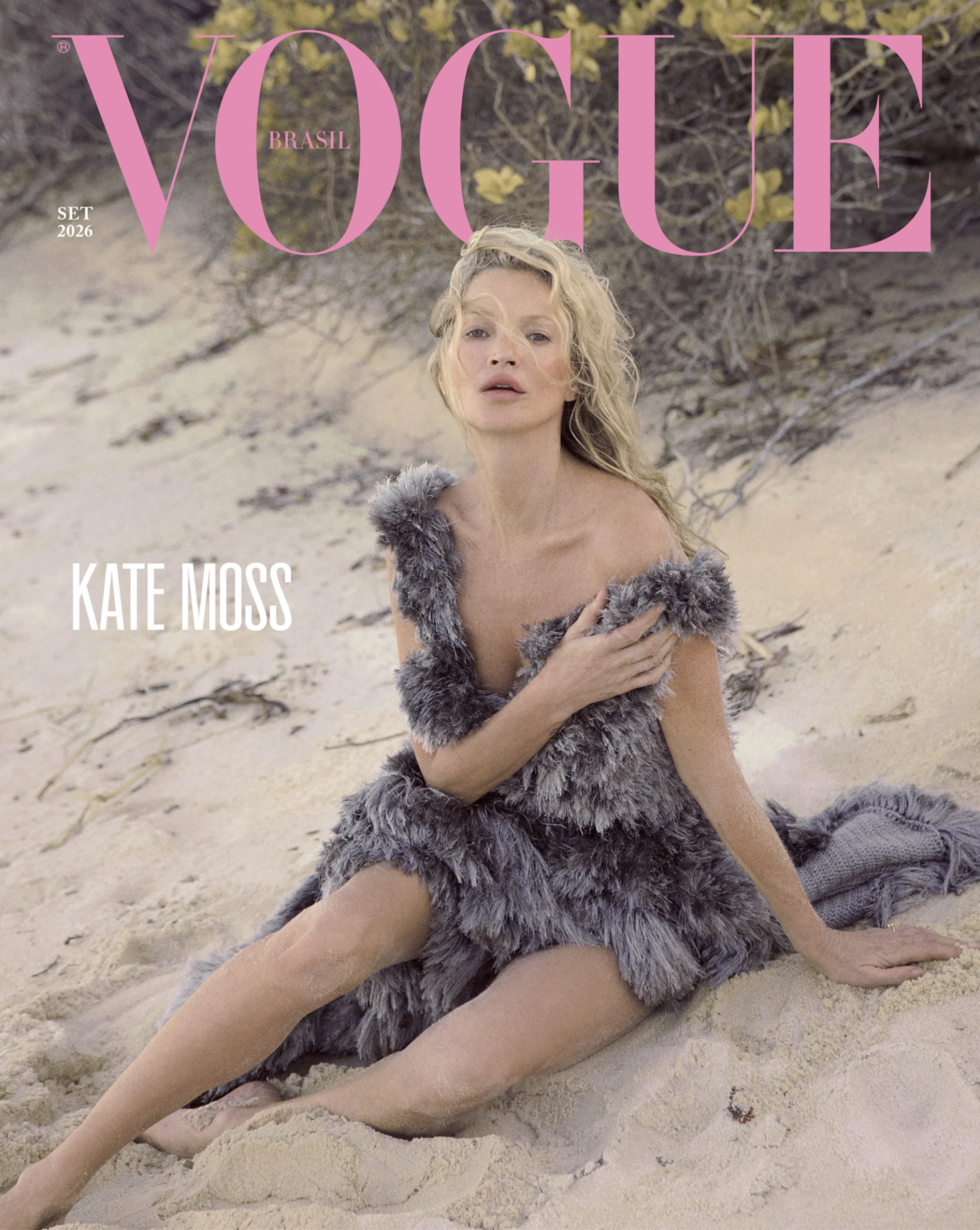 The Divine Kate Moss, Lensed by Zee Nunes in Trancoso, Bahia for Vogue Brasil