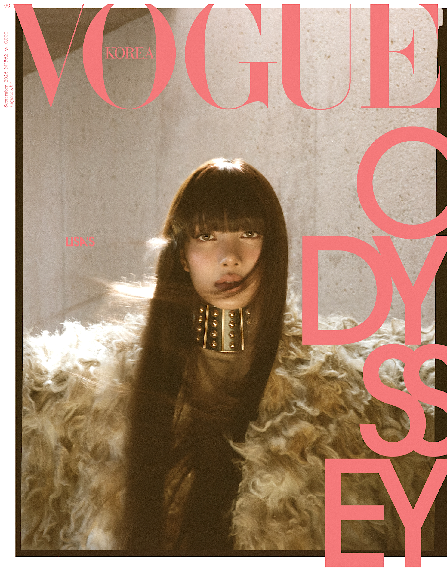 Lisa Is First Female Solo Singer to Land a September Cover for Vogue Korea