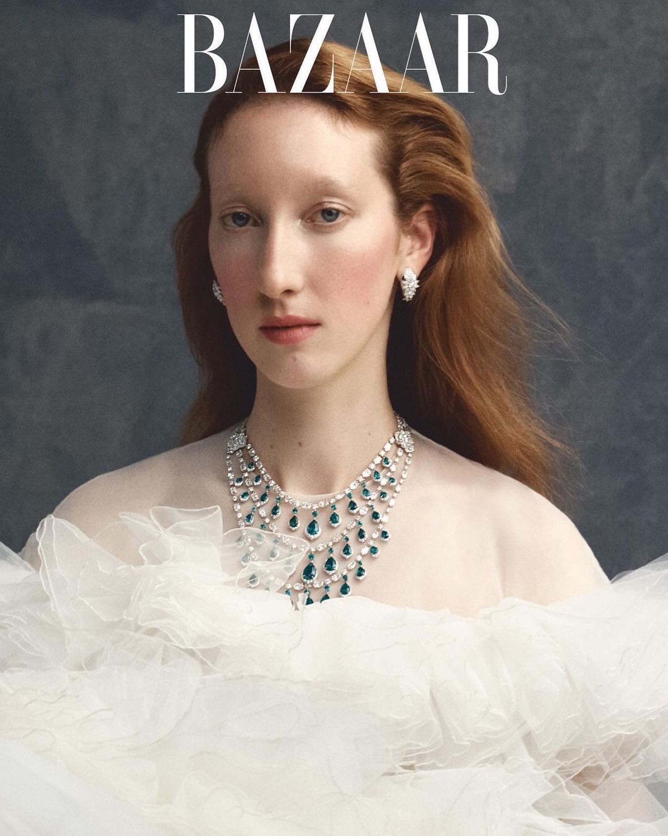 Lorna Foran in 'The Gilded Age' Amie Milne for Harper's Bazaar UK