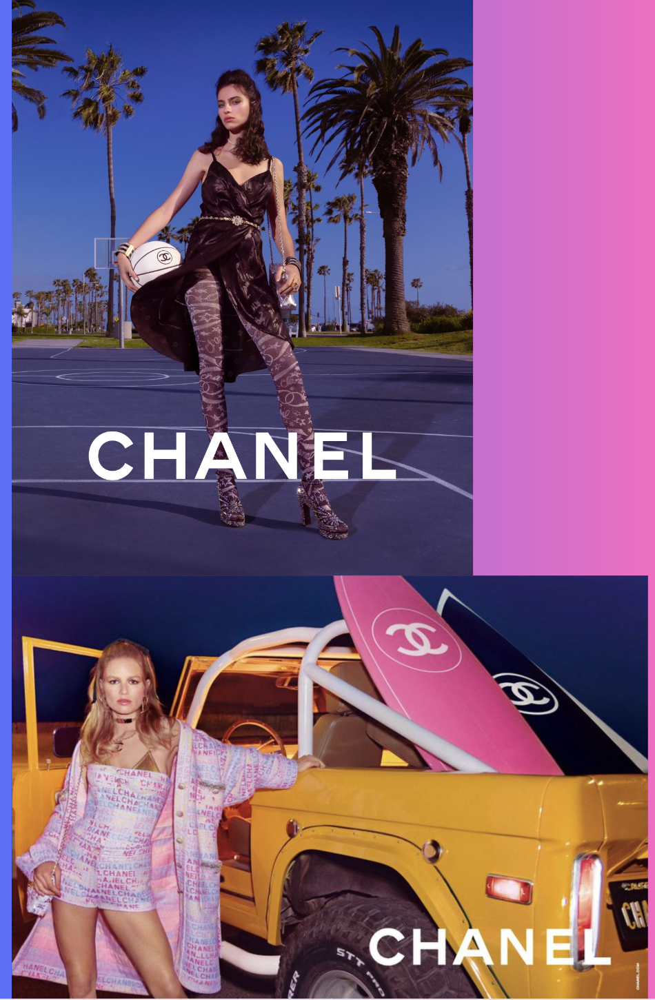 Chanel Cruise 2024 Campaign with Anna Ewers, Loli Bahia by Inez