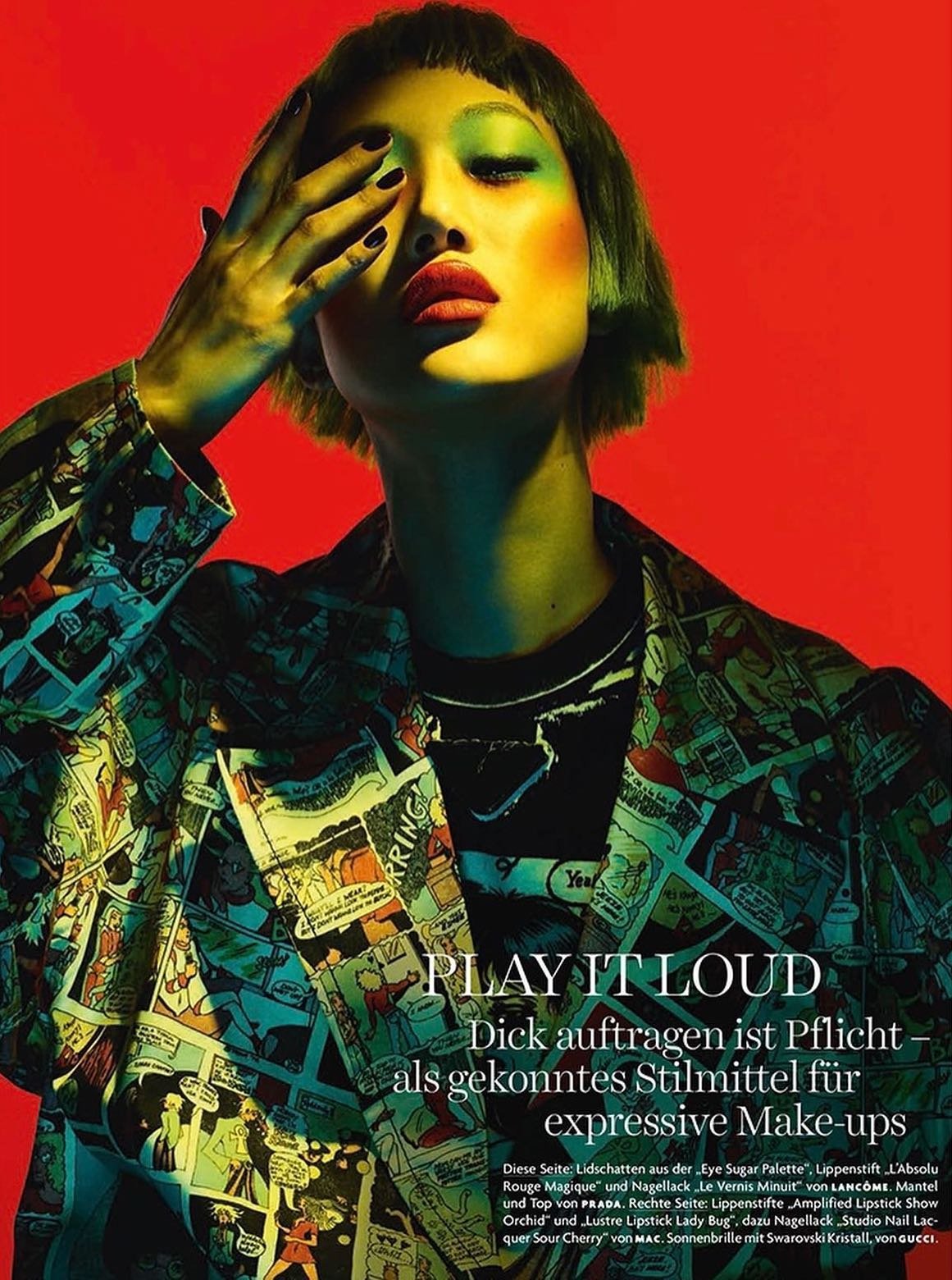 Sora Choi in 'Play It Loud' by Ben Hassett in Vogue Germany