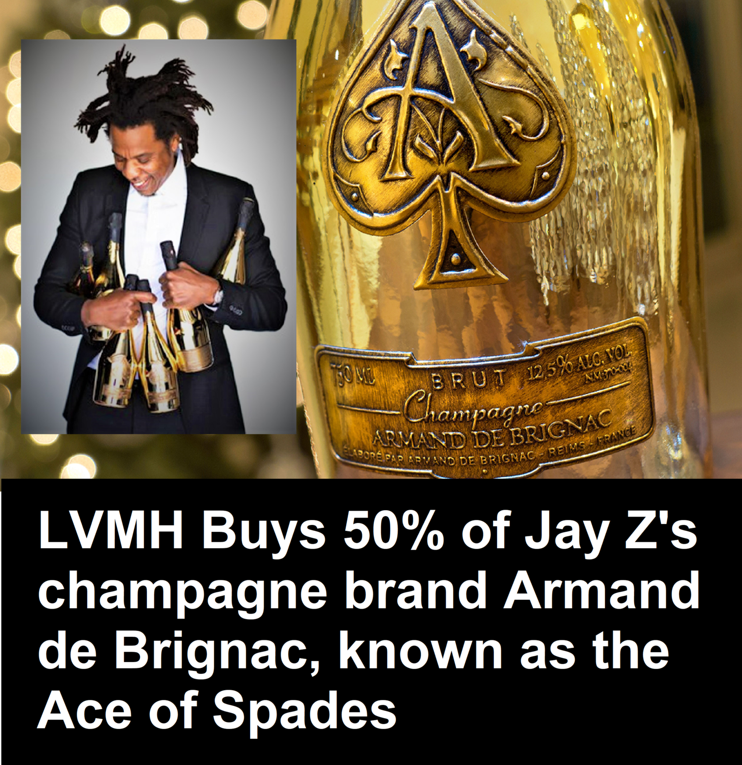 Ace of Spades - Brut Gold By Armand de Brignac & Jay-Z - Tower