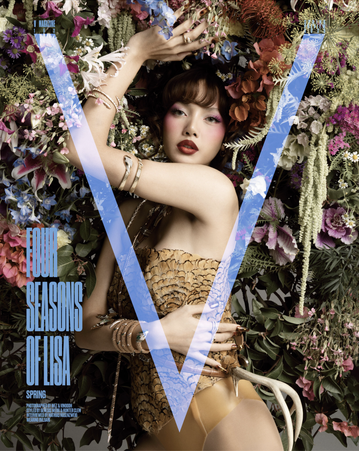 Lisa of BLACKPINK Covers V Magazine #152 by Inez & Vinoodh Lisa of BLACKPINK Covers V Magazine #152 by Inez & Vinoodh