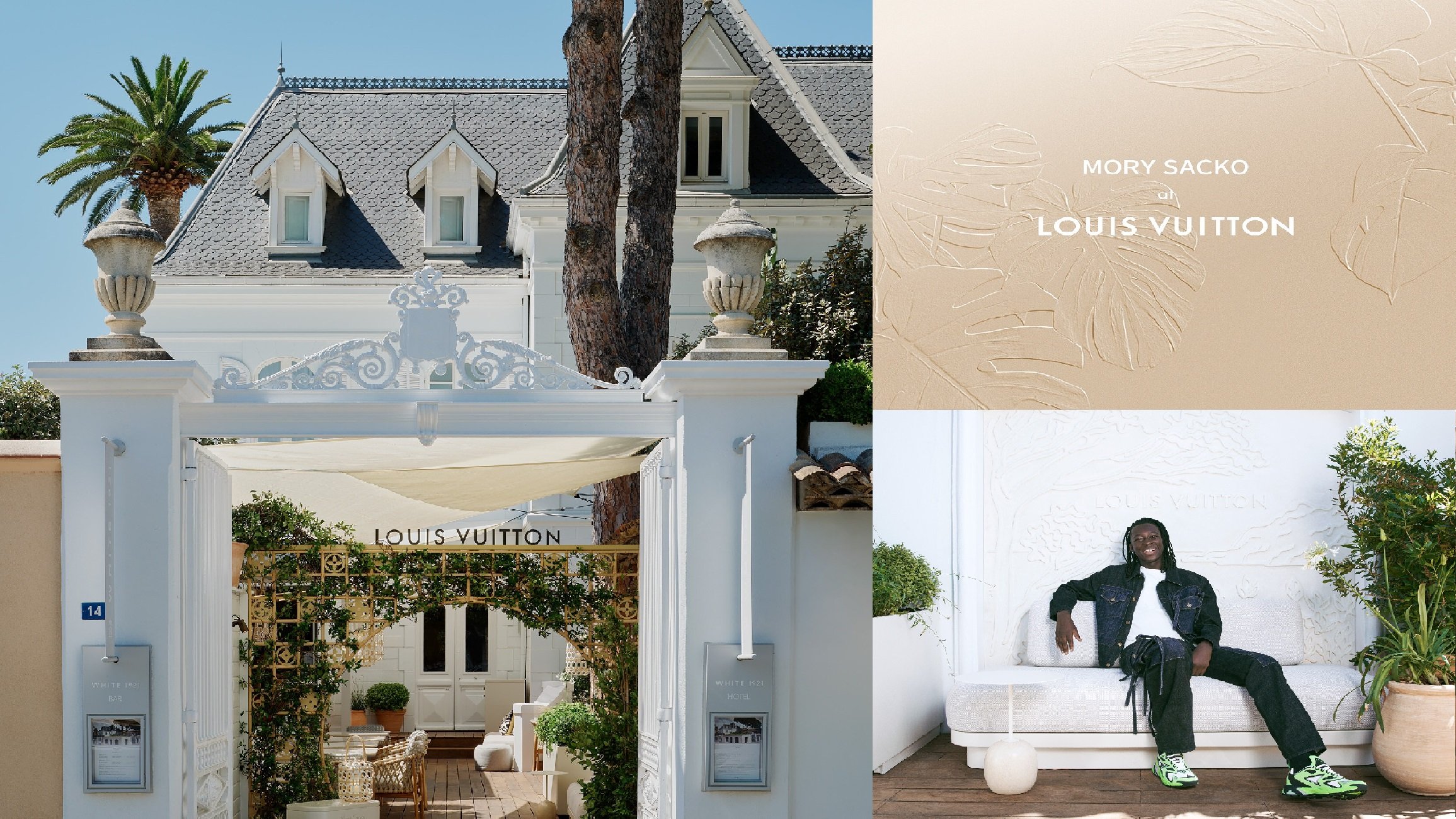 Mory Sacko at Louis Vuitton Open St. Tropez White 1921 Hotel — Anne of  Carversville