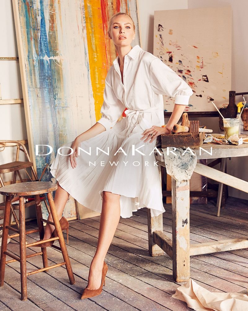 Candice Swanepoel in Donna Karan Summer 2022 Campaign