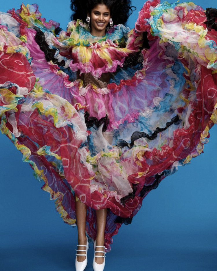 Matthieu Blazy's New Girl Bhavitha Mandava Covers Vogue UK March