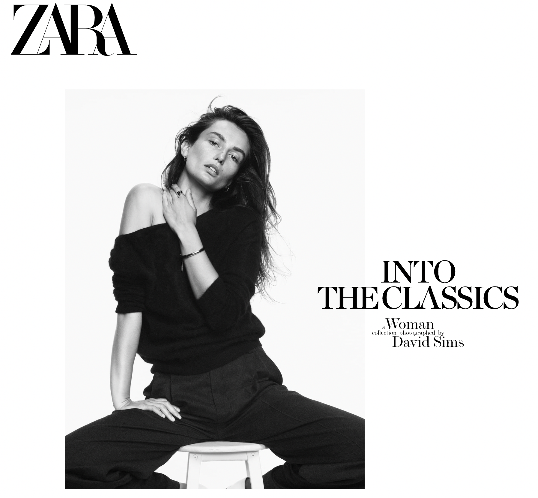 Andreea Diaconu 'Into The Classics' by David Sims Zara FW 2022 — Anne ...