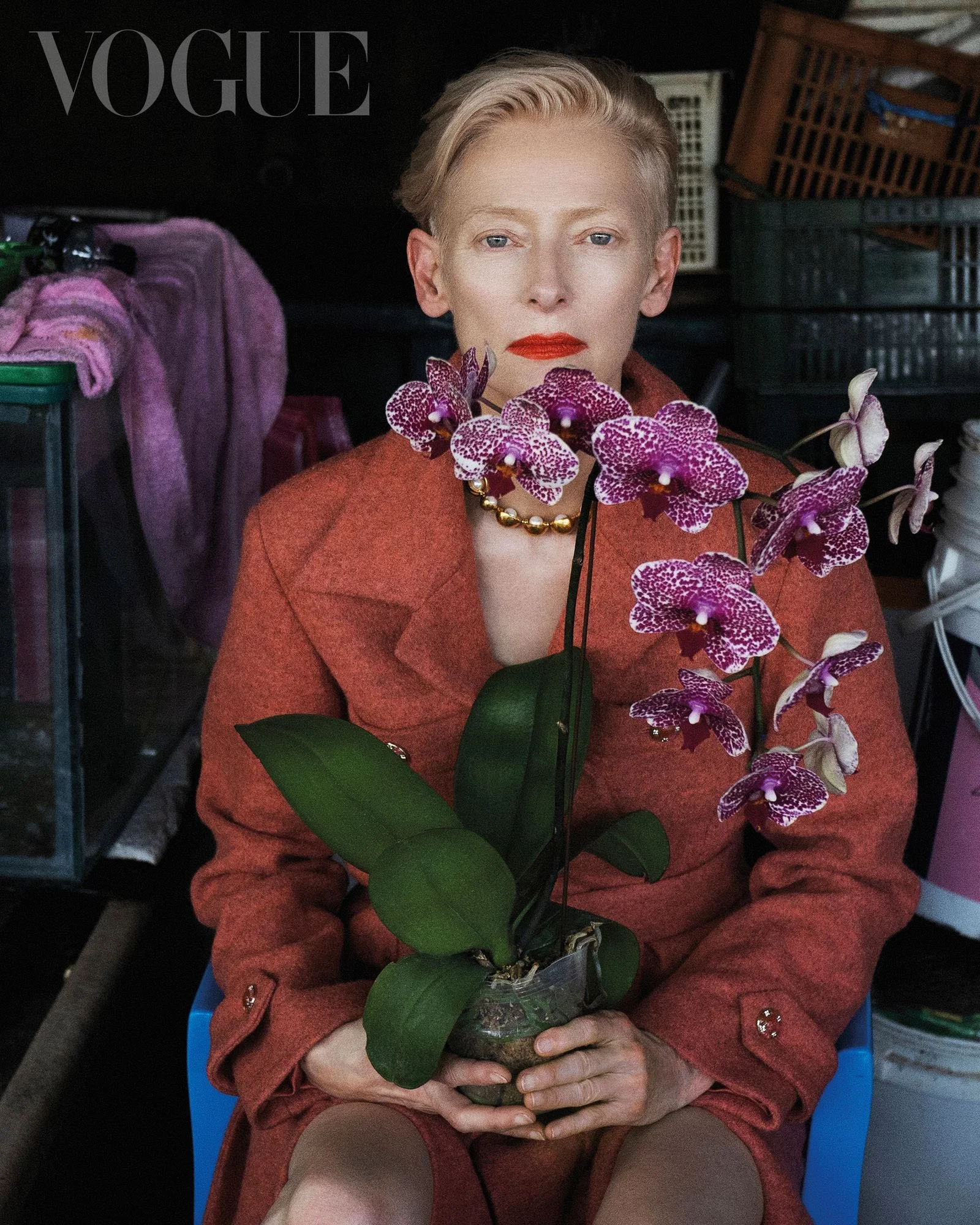 Tilda Swinton in Vogue Taiwan | Chanel in Hangzhou 2024/25
