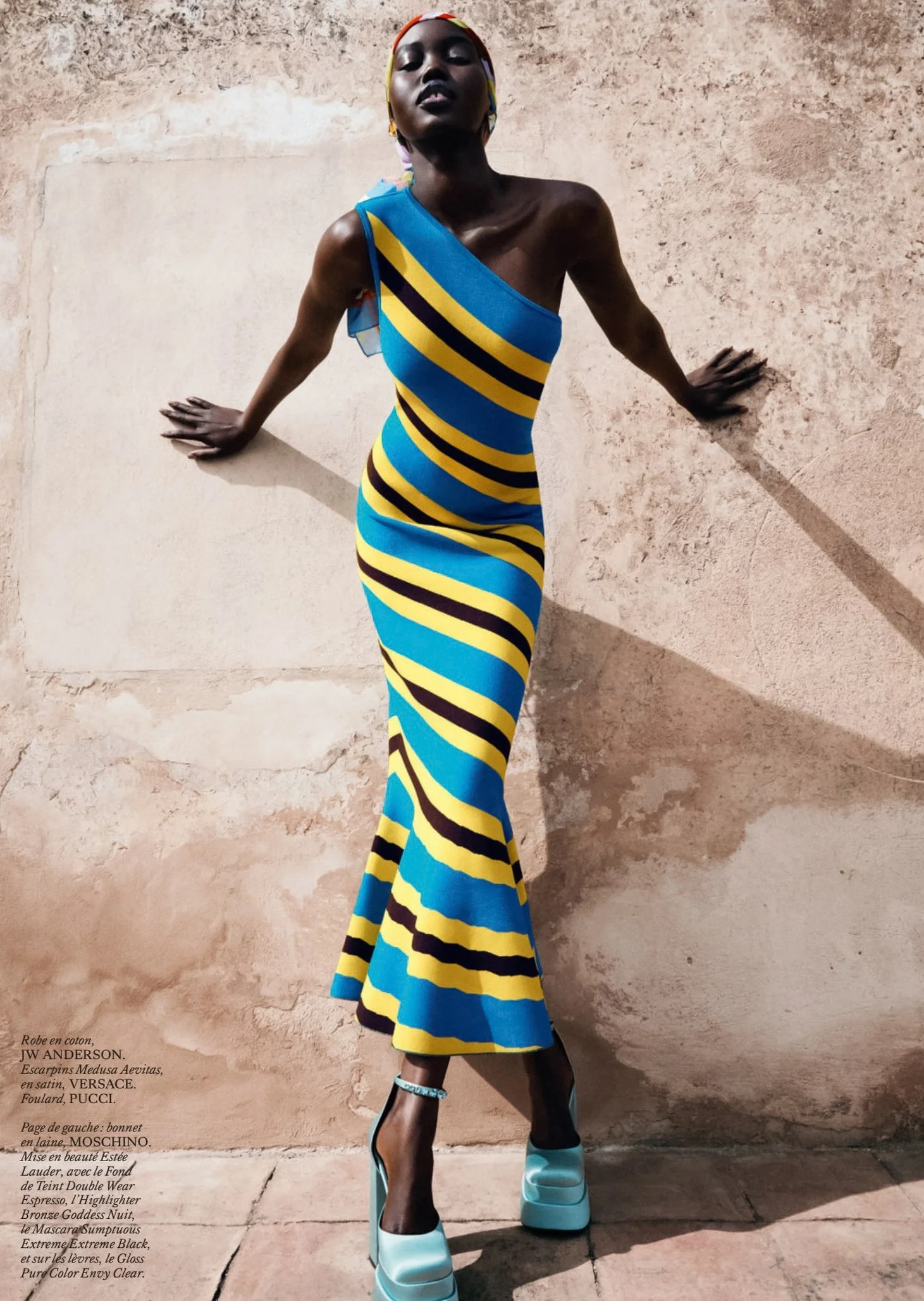 Adut Akech in Pantelleria by Vito Fernicola for Vogue France June-July ...