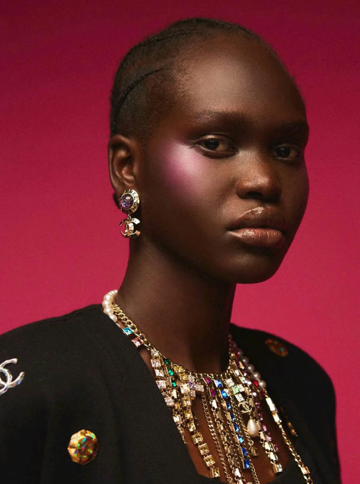 Nyibol Dok Jok Wears Major Statement Jewelry by Dasza Wasiak in Vogue  Portugal — Anne of Carversville