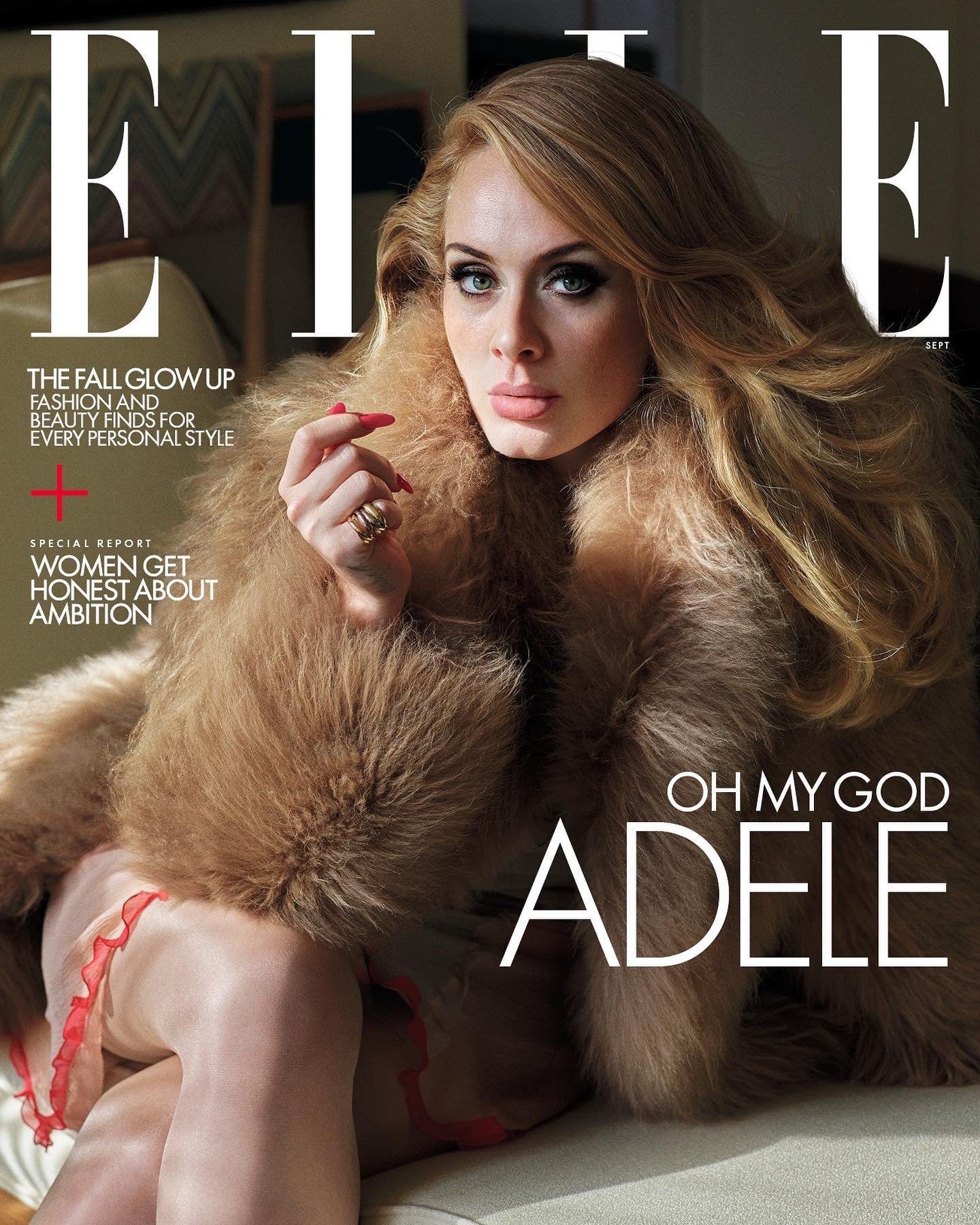 Adele Covers Elle Us And Uk In 5 Stars Real Deal Interview — Anne Of Carversville