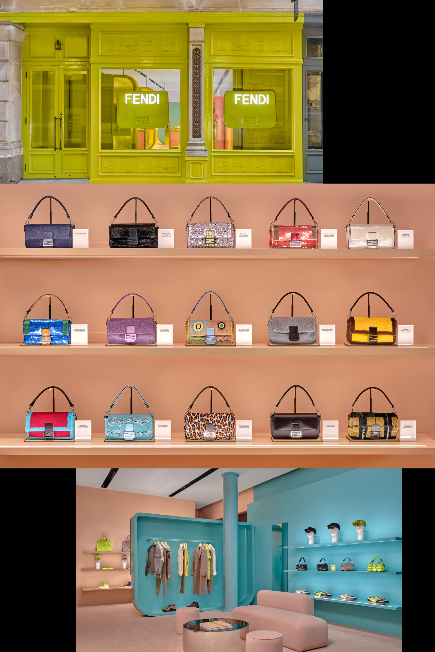 FENDI セレブレーション　100ml CELEBRATION Fendi Pops Into NYC Soho for 25 Years Baguette Celebration