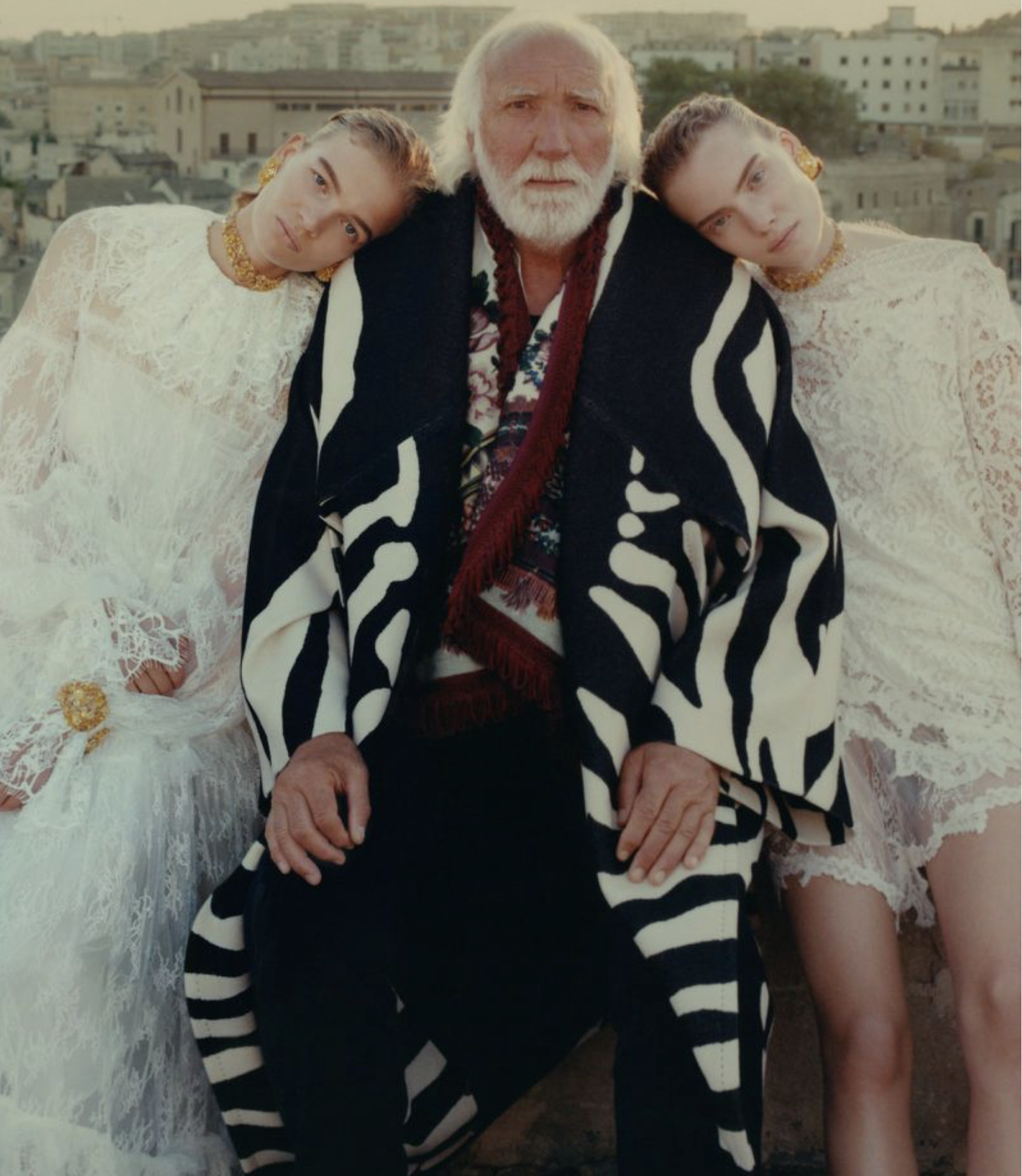 Vogue Italia September Fashion Sculptures in Tempio di Hera — Anne