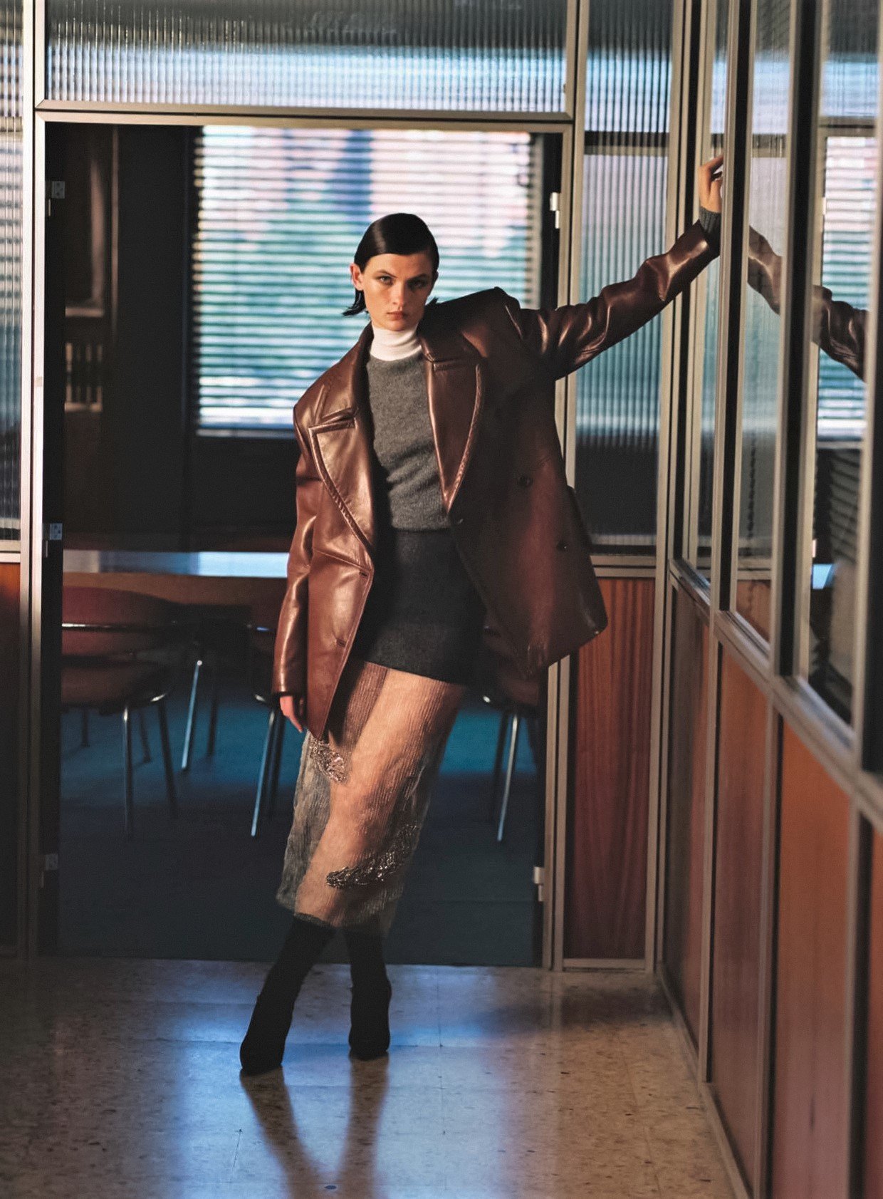 Lara Mullen Is Office New Girl, by Javier Ruiz in Vogue Espana — Anne ...