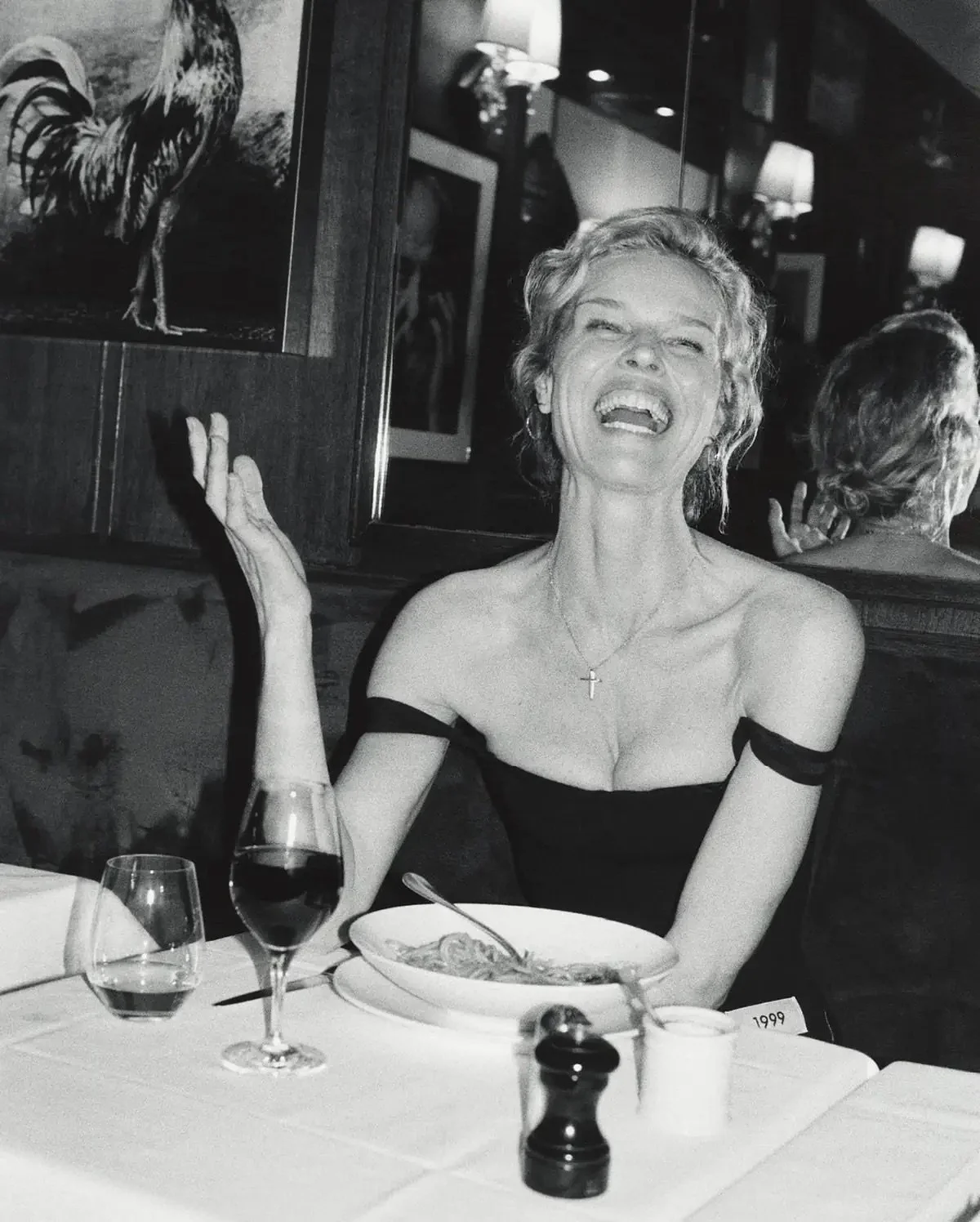 Eva Herzigova Toasts Good Living in D la Repubblica March 18