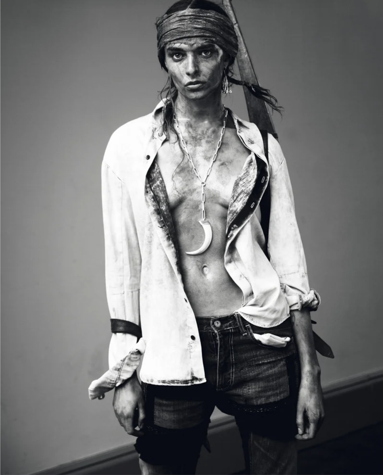 Peter Lindbergh Flashes Lily Rose Depp In Vogue Japan January 2018