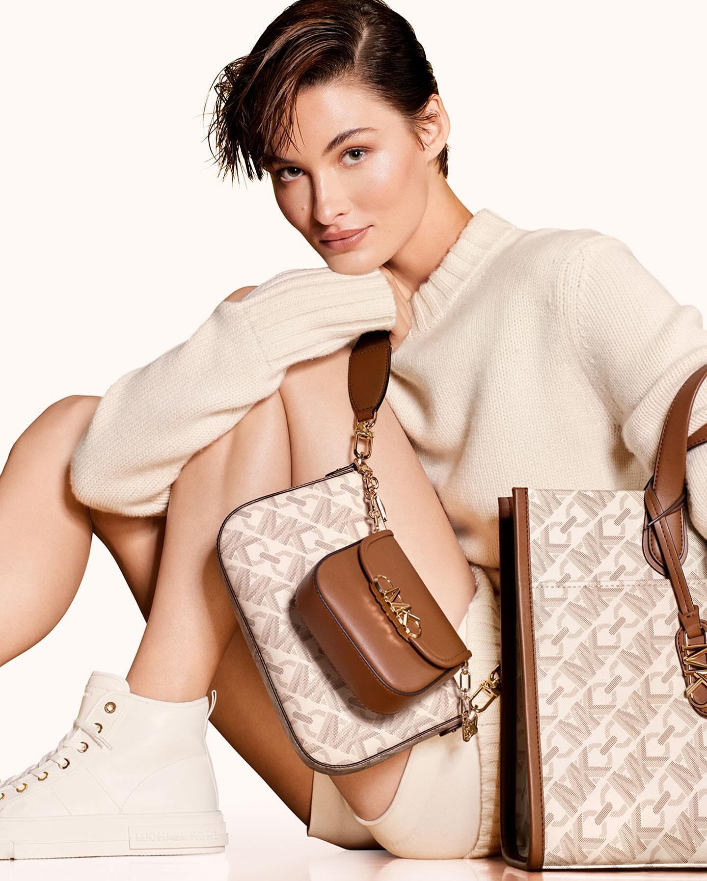 Grace Elizabeth Shows Off Michael Kors Fall 2023 Empire Bags — Anne of Carversville