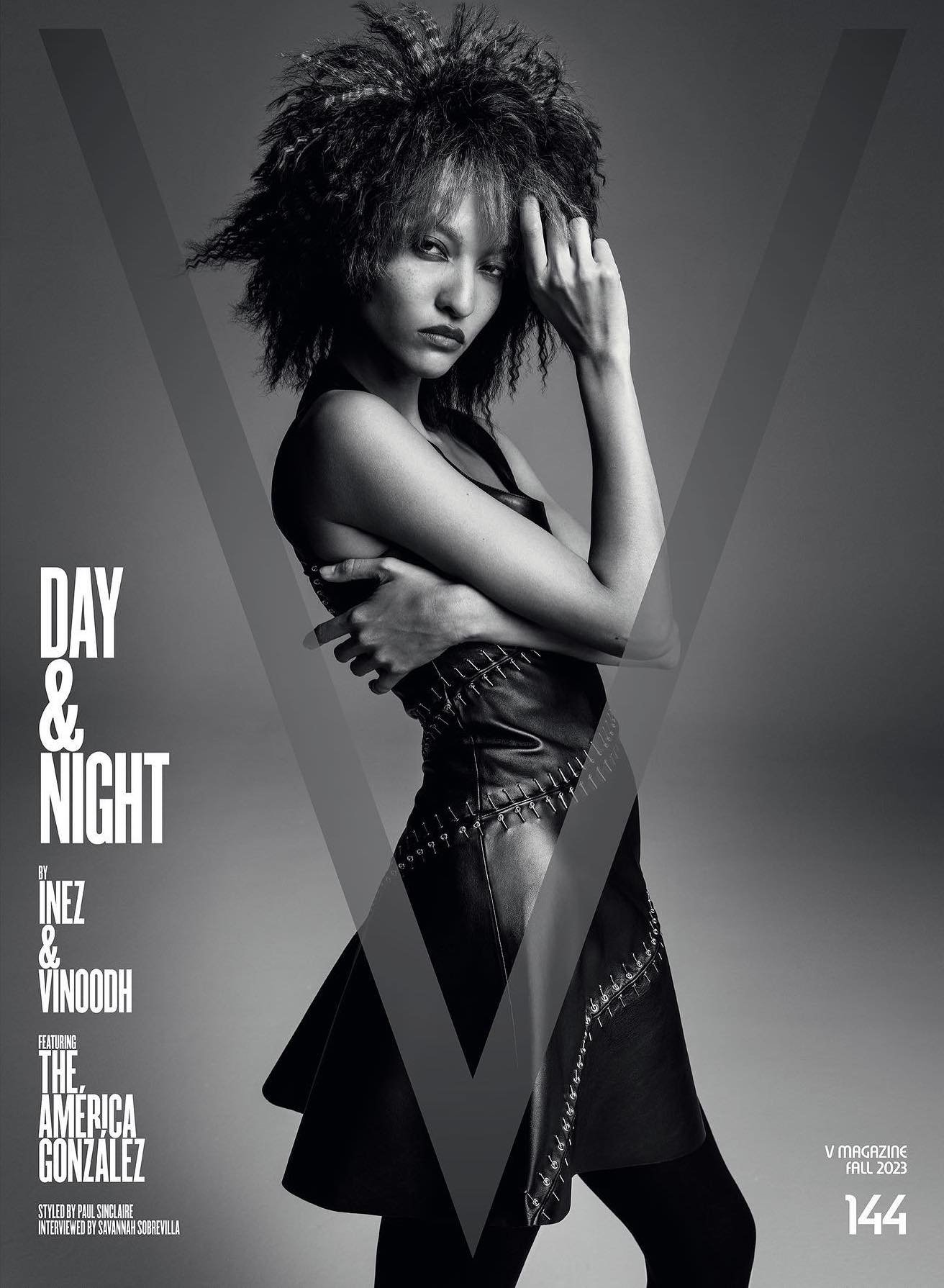 V Magazine 144 'Day & Night Fall 2023 10 Fab Model Covers — Anne 