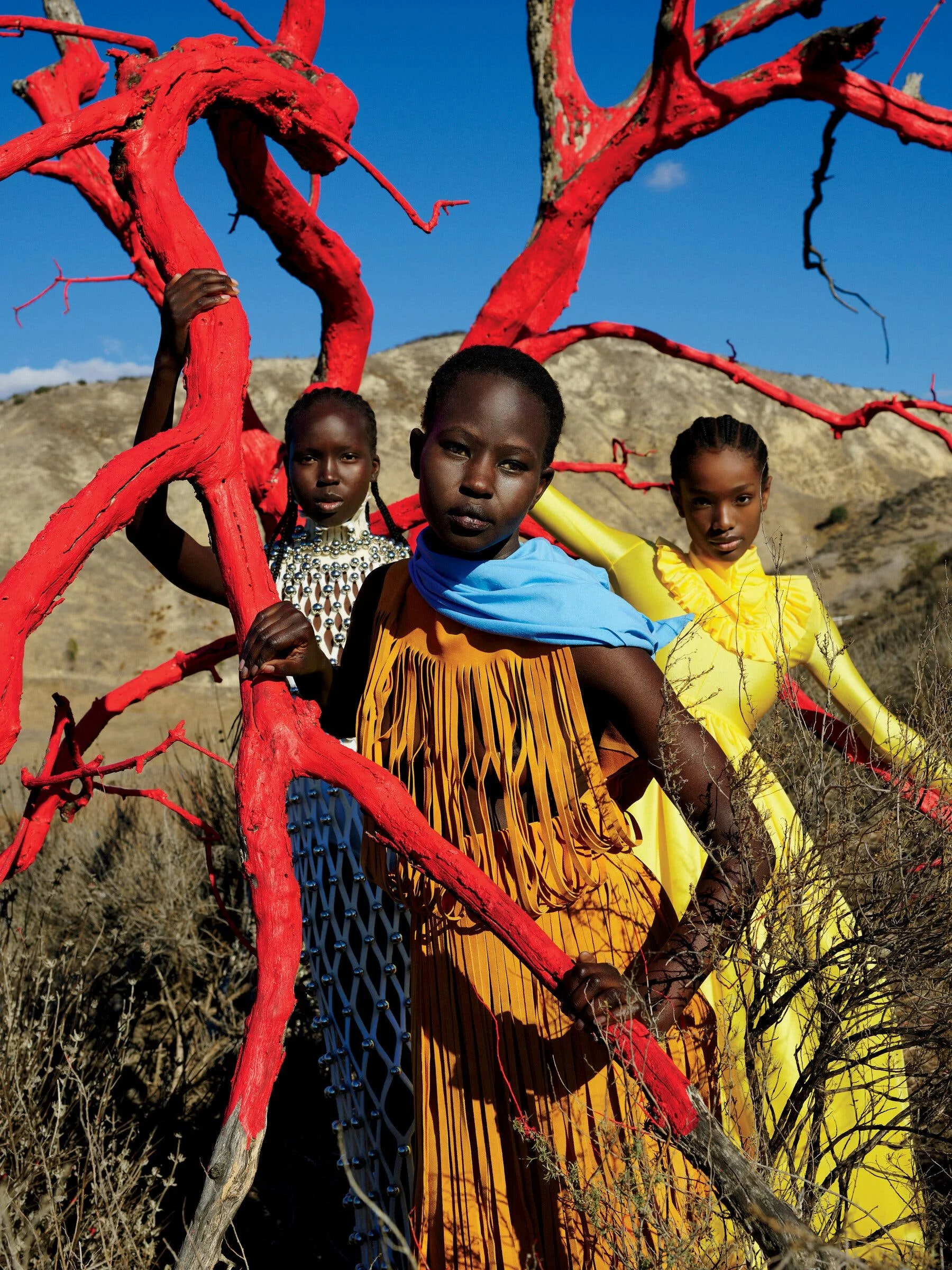 Ajok, Aweng, Imari in Bold Colors T Magazine by Viviane Sassen — Anne of  Carversville