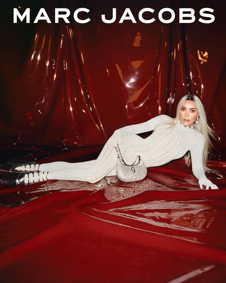 A Celestial Kim Kardashian Posing for Marc Jacobs Resort 2023-4  Anne of  Carversville