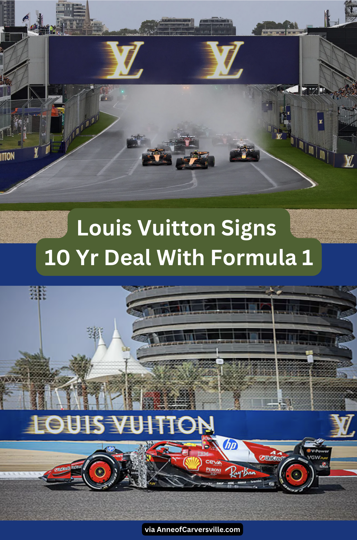 Louis Vuitton Is In High Gear with 10 Year Formula 1 Partnership — Anne ...
